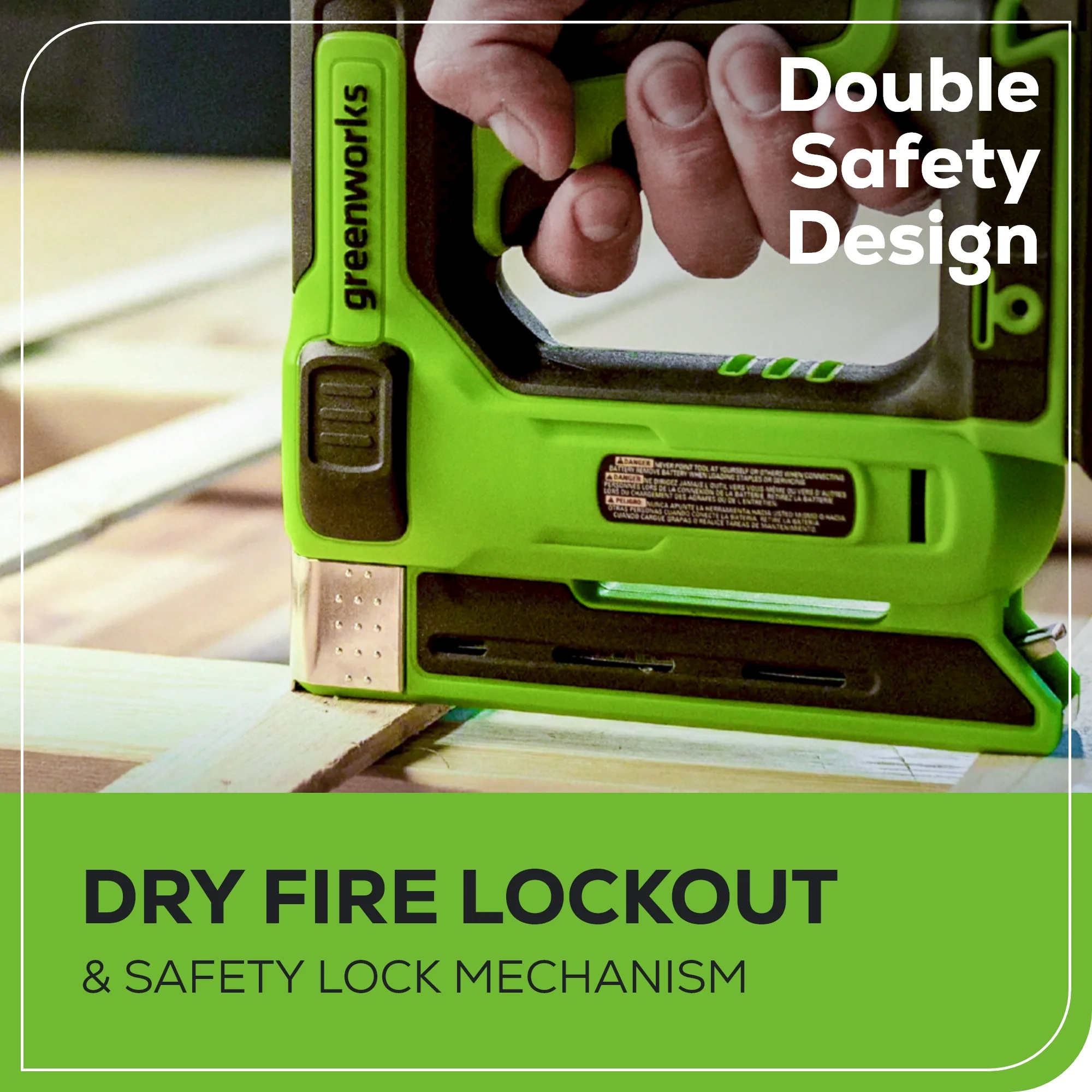 24V 3/8 Crown Stapler w/ 2.0Ah Battery & Charger