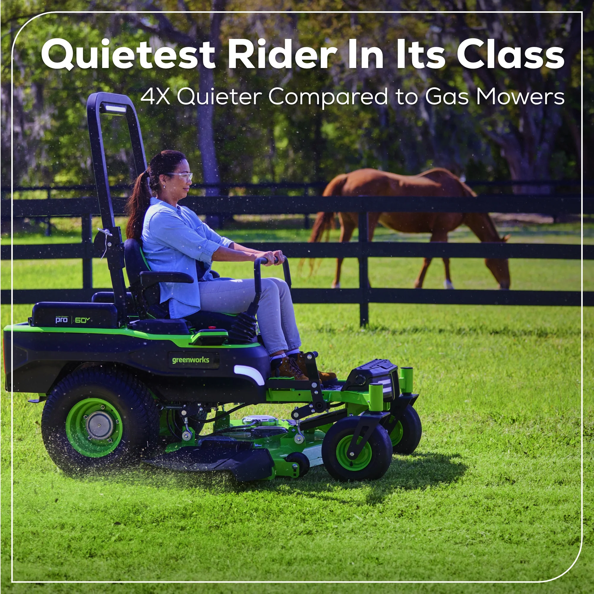 60V 54 MaximusZ Zero Turn Riding Mower with (2) 20.0 Ah, (2) 8.0 Ah & (2) 4.0 Ah Batteries and 1.5kW Charger