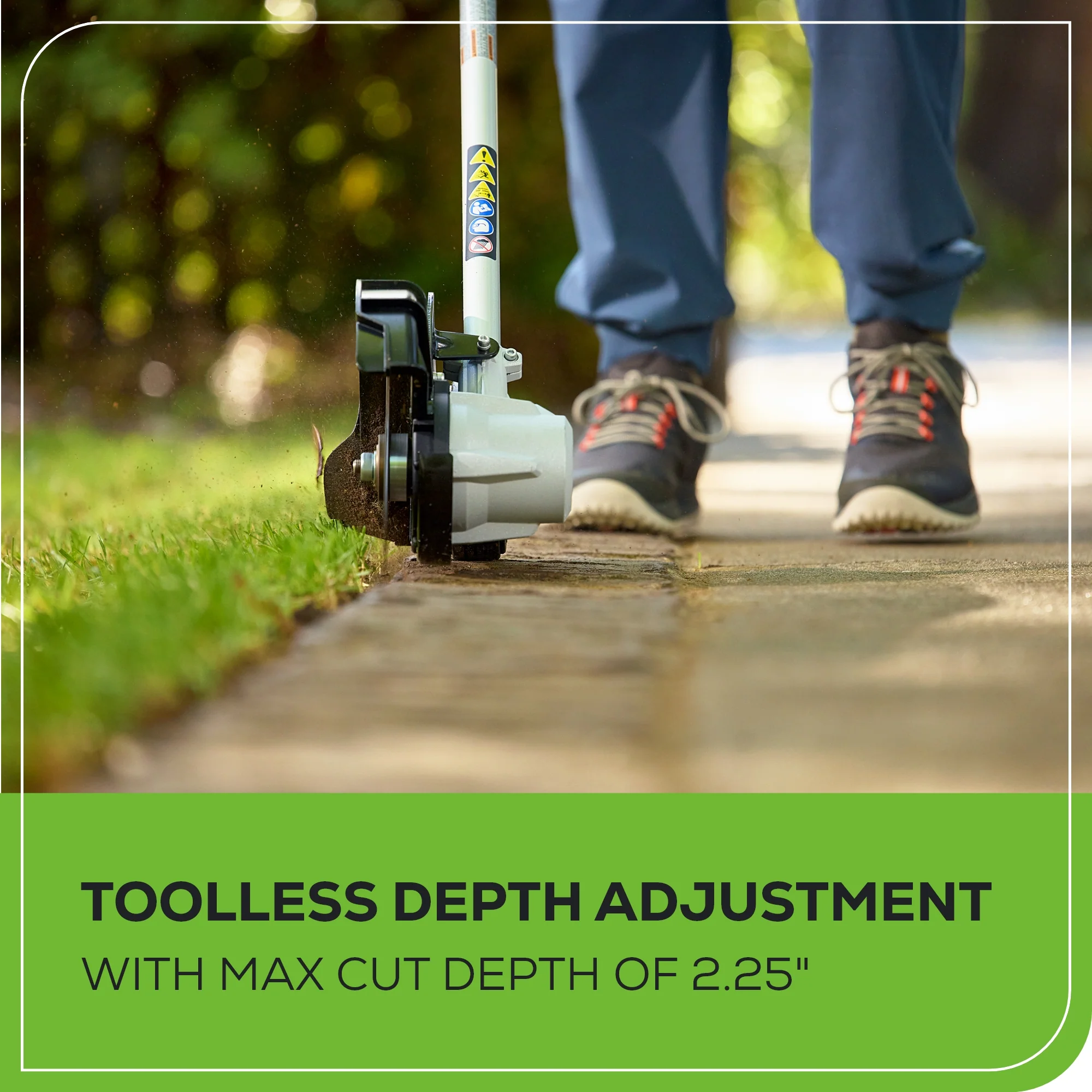 48V (2x24V) 8 Edger w/ (2) 4.0Ah USB Batteries & Dual Port Charger