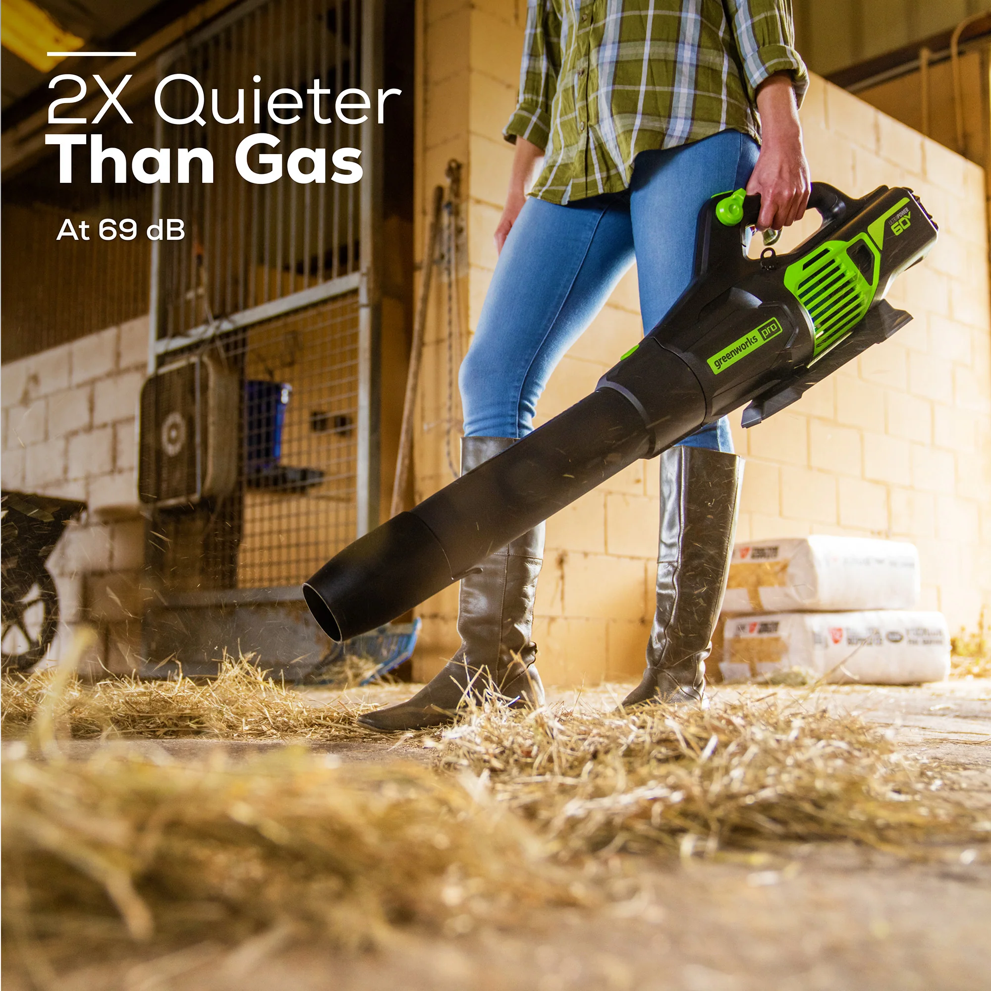 60V 21 Cordless Battery Push Mower and 610 CFM Blower Combo Kit w/ 5.0Ah Battery and Charger