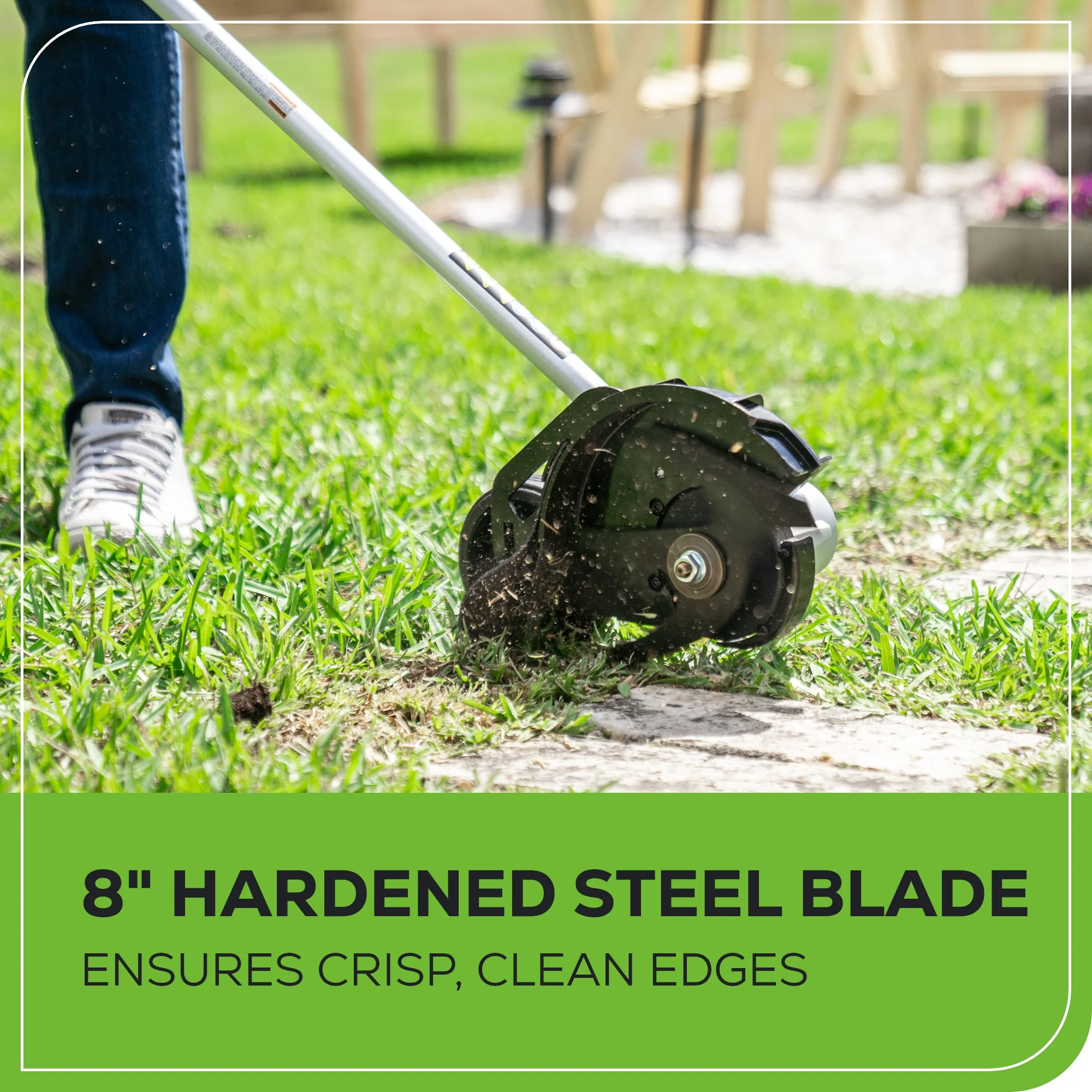 48V (2x24V) 8 Edger w/ (2) 4.0Ah USB Batteries & Dual Port Charger