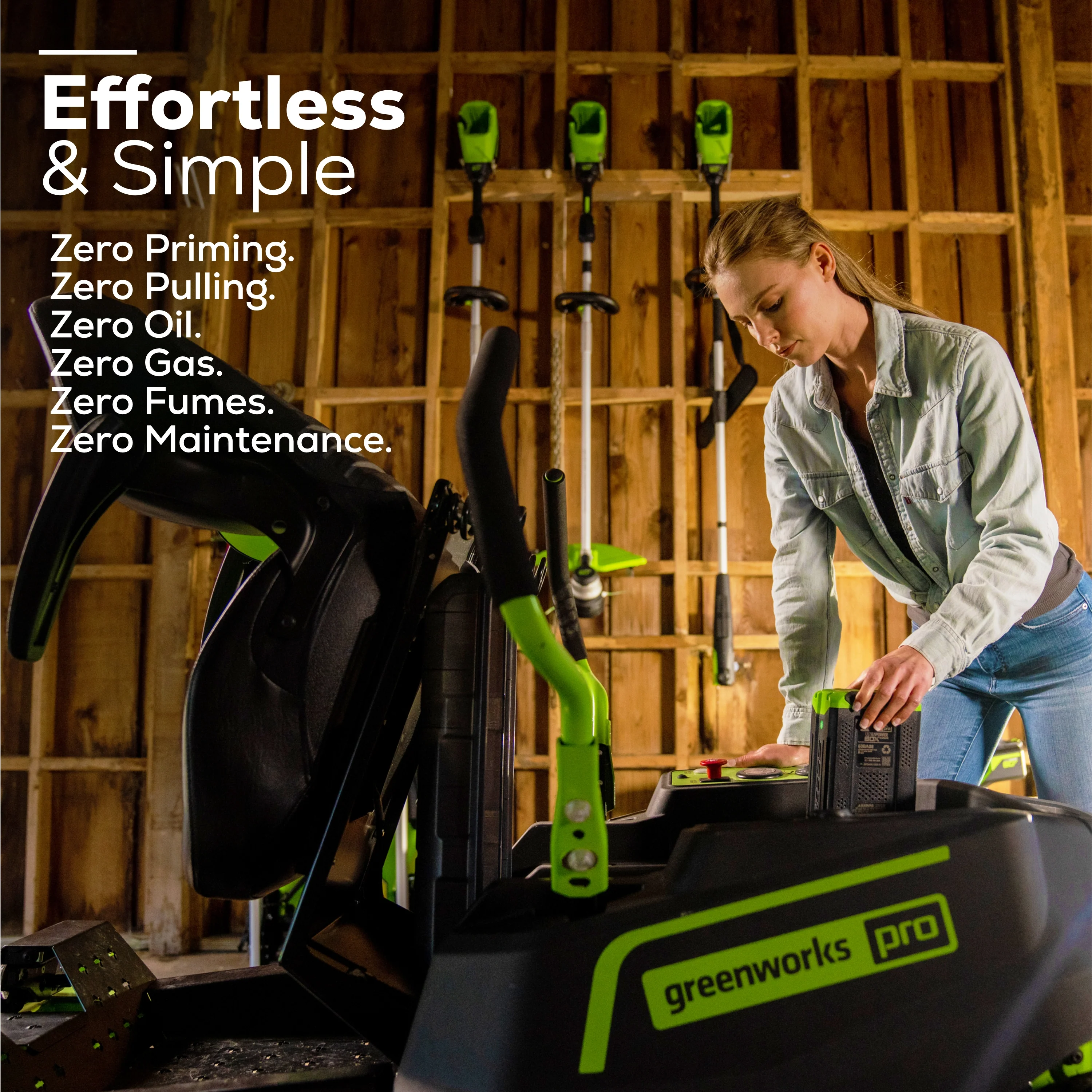 80V 42 Cordless Battery CrossoverT Riding Lawn Mower w/ Six (6) 5.0Ah Batteries and Three (3) Dual Port Turbo Chargers