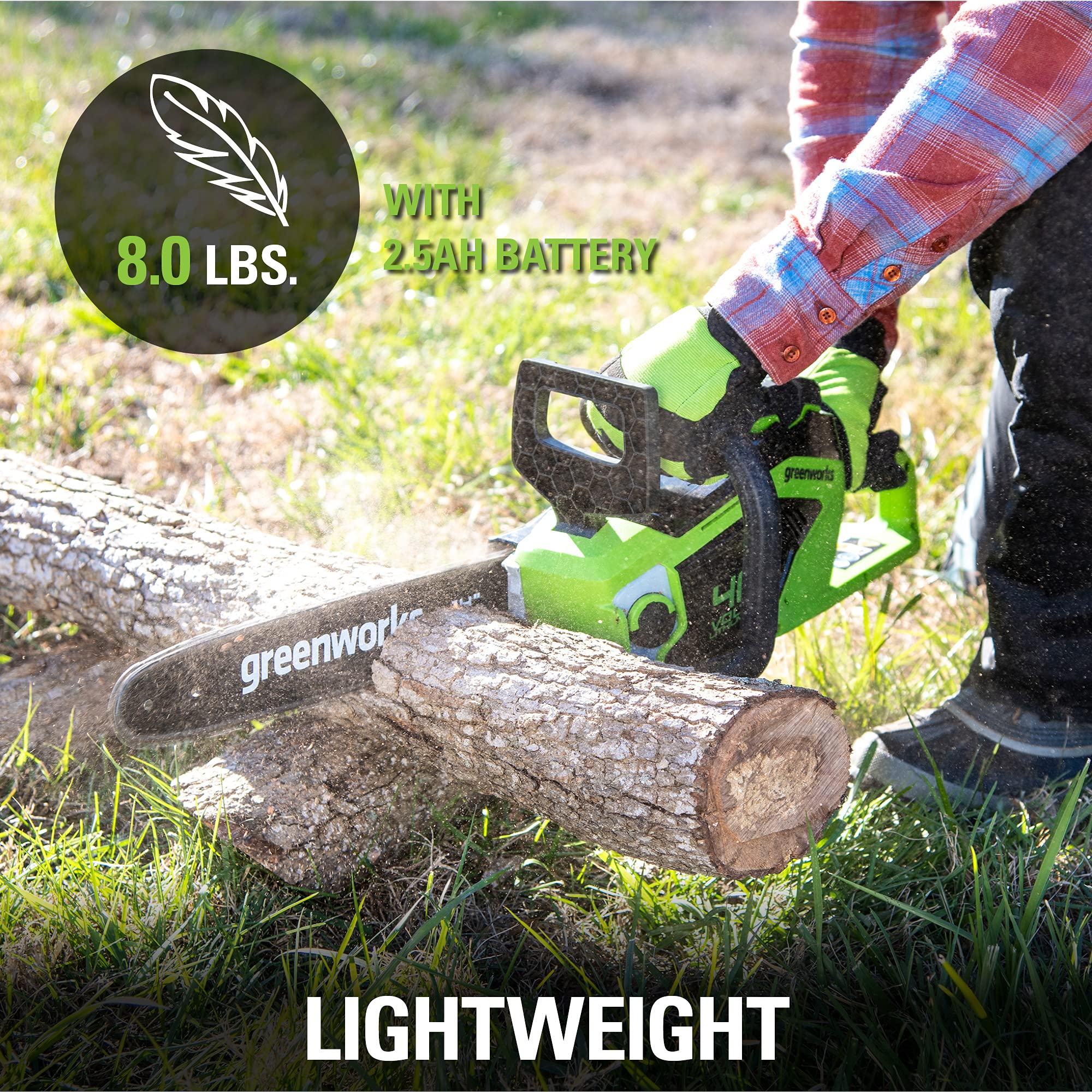 40V 14 1.5kW Cordless BatteryBrushless Chainsaw (Tool Only)