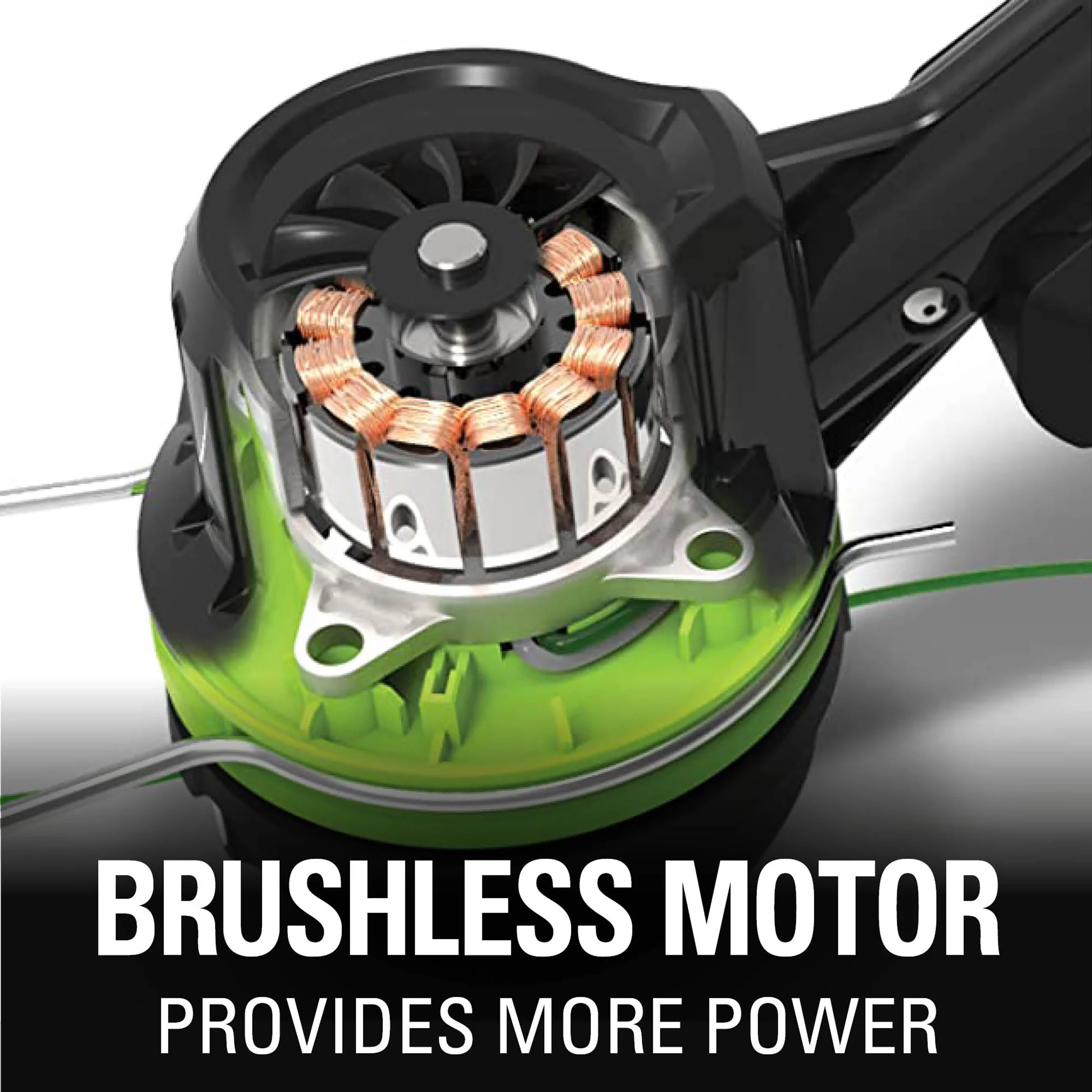 80V Cordless 16 Brushless String Trimmer( .08 line) w/ 2.0Ah Battery & Charger