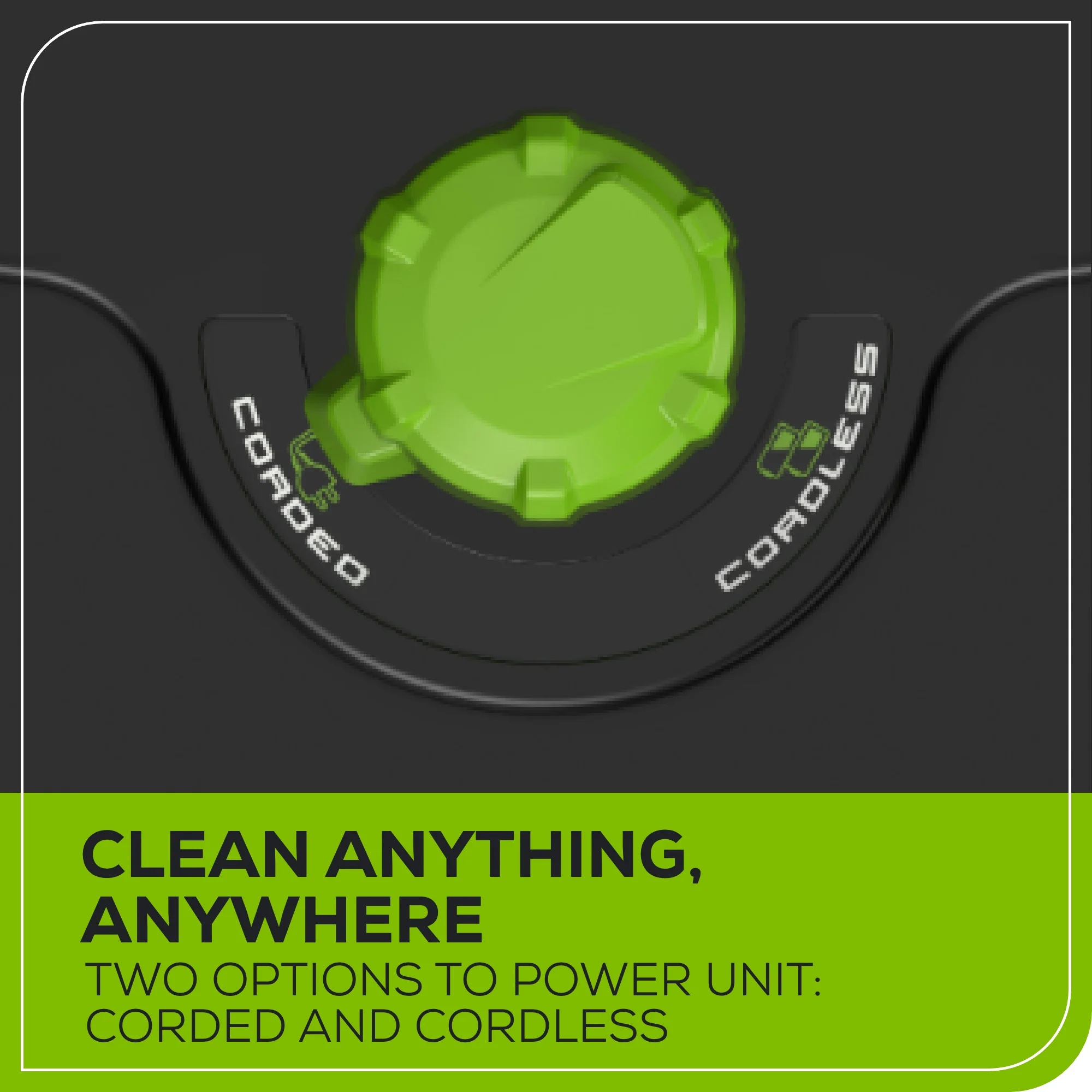 Corded/60V 3000-PSI 2.0 GPM Electric Pressure Washer w/ (2) 5.0Ah Batteries & Dual-Port Charger