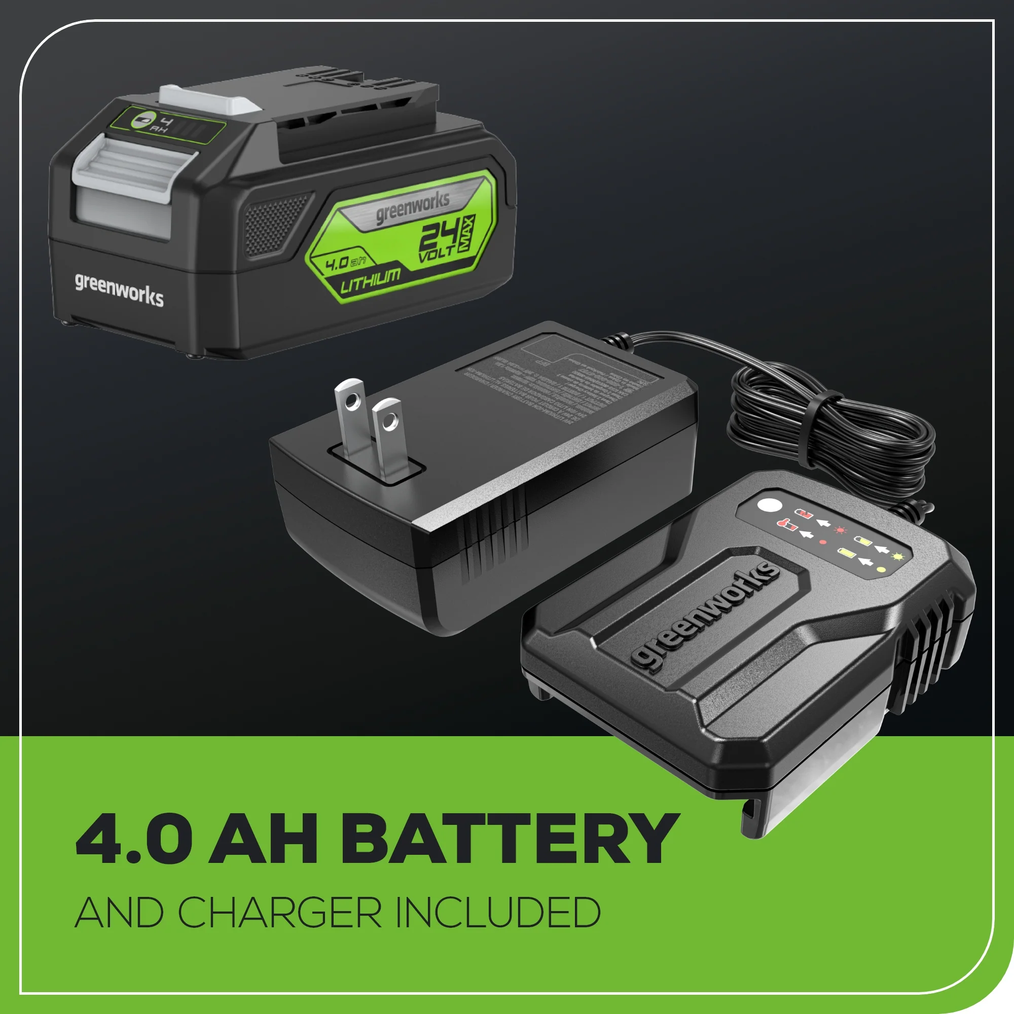 24V 1-1/8 Brushless Reciprocating Saw w/ 4.0Ah Battery & Charger