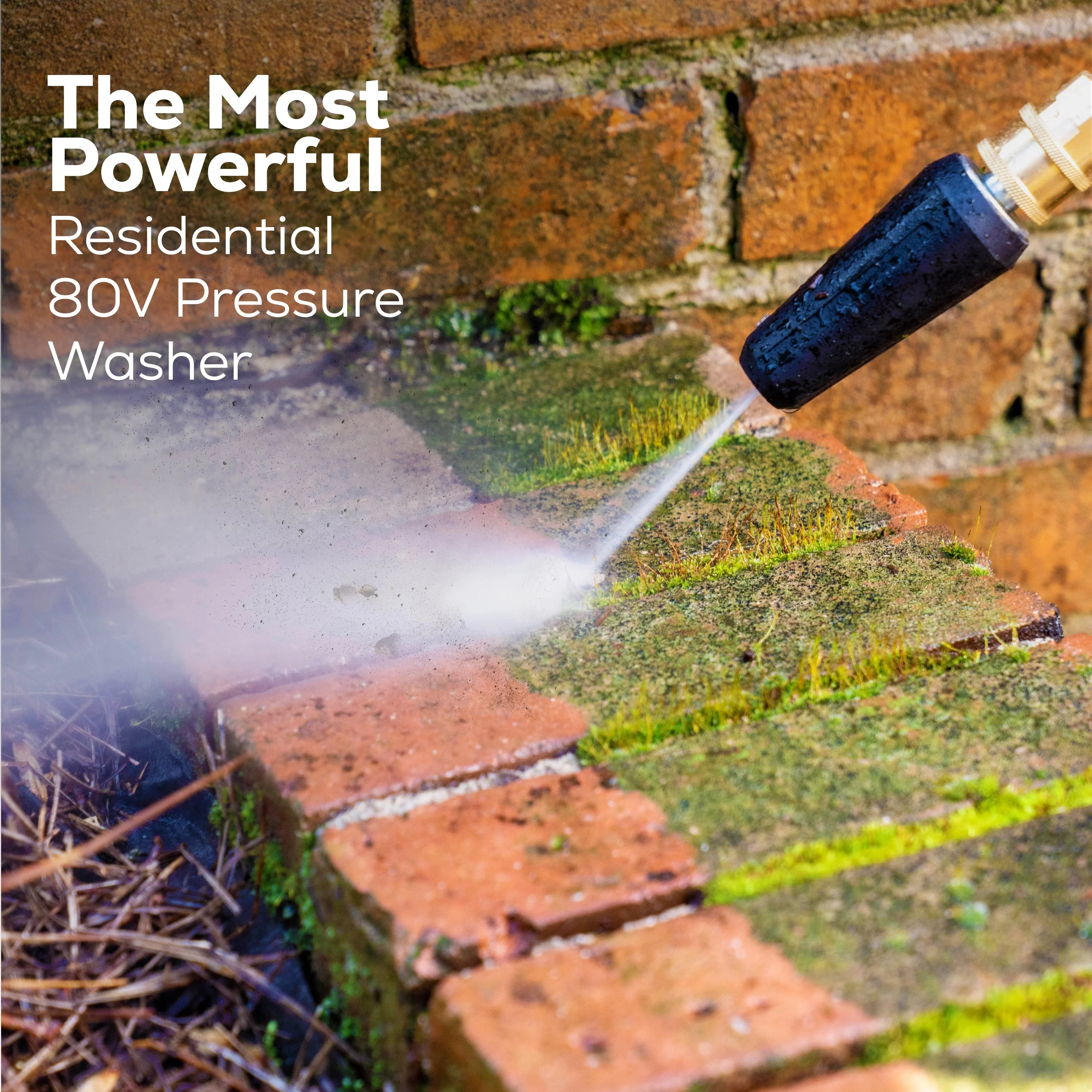 80V 3000-PSI 2.0 GPM Electric Pressure Washer (Tool Only)