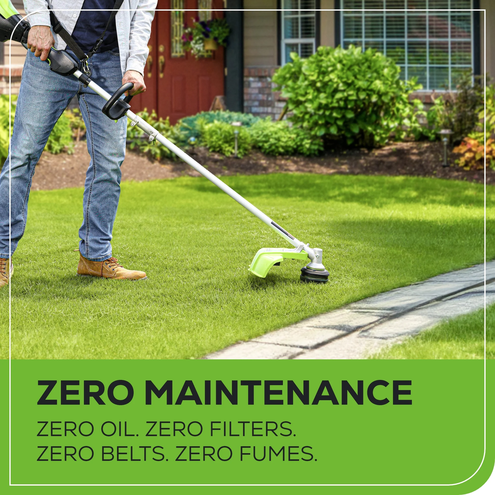 80V  16 Gen3 Cordless Brushless String Trimmer (Attachment Capable) w/ 2.5Ah Battery & Charger