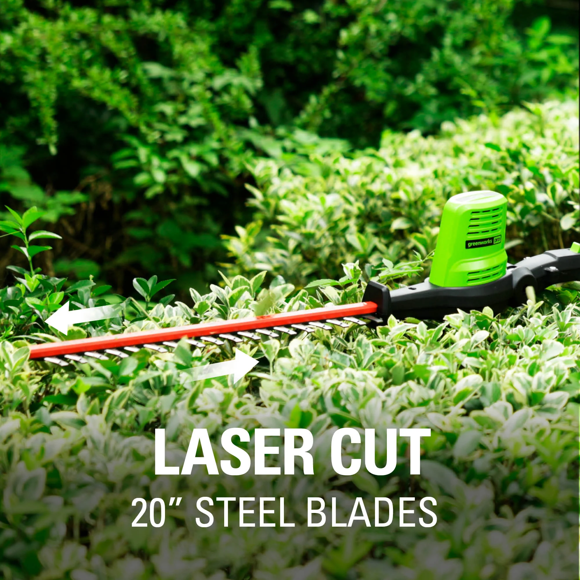 80V 20 Cordless Pole Hedge Trimmer (3/4“cut, 3000SPM), Tool Only