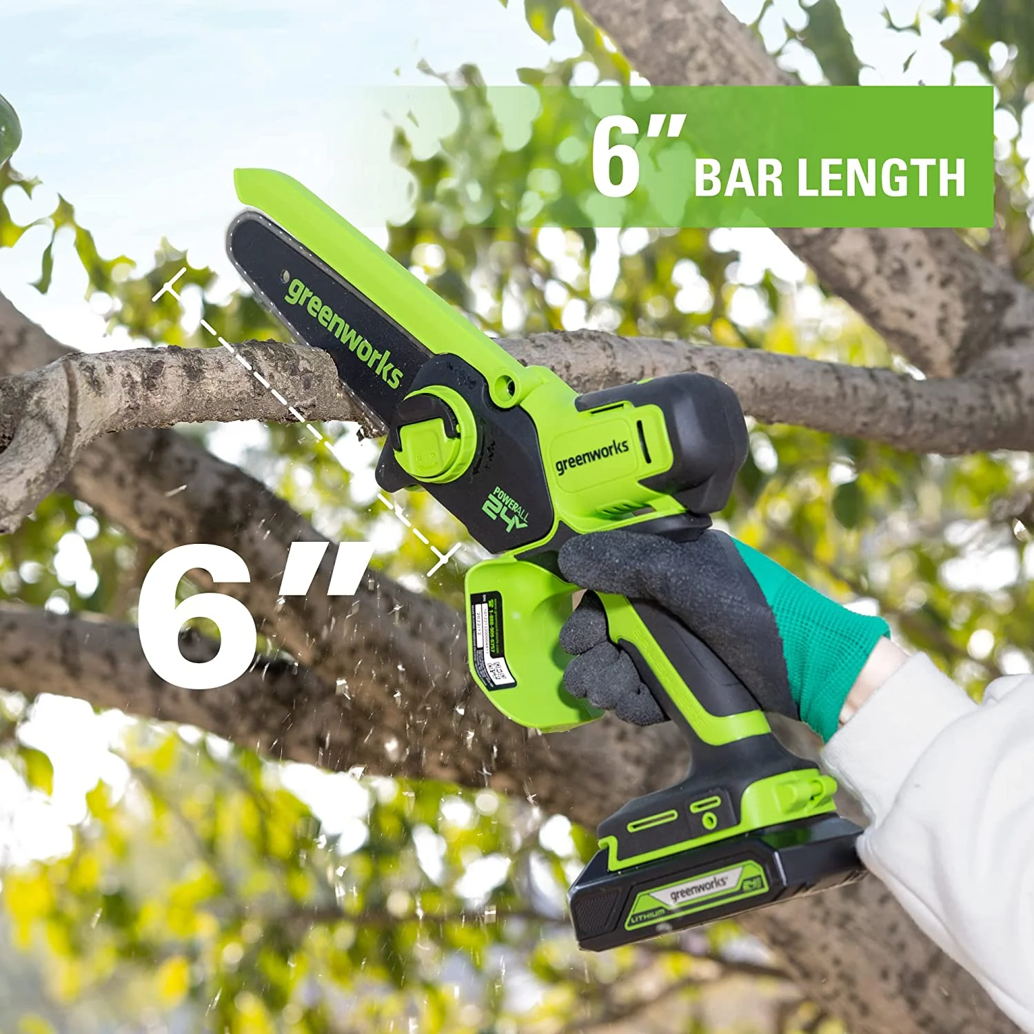 6 Chainsaw Bar .3 Pitch .043 Gauge 32DL