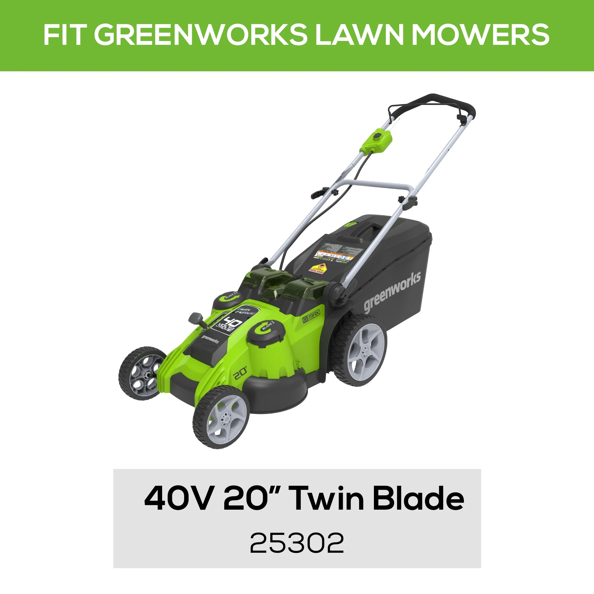 10 Replacement Lawn Mower Dual Blades for 25302