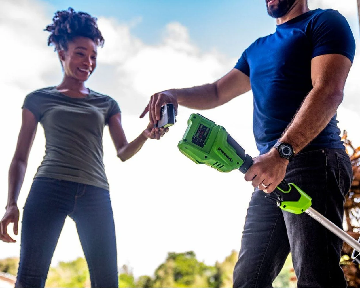 48V (2x24V) 15 Cordless Battery TORQDRIVE™ String Trimmer Combo Kit w/ 24V 320 CFM Blower & 24V 22 Hedge Trimmer w/ (2) 2.0Ah USB Batteries & Charger