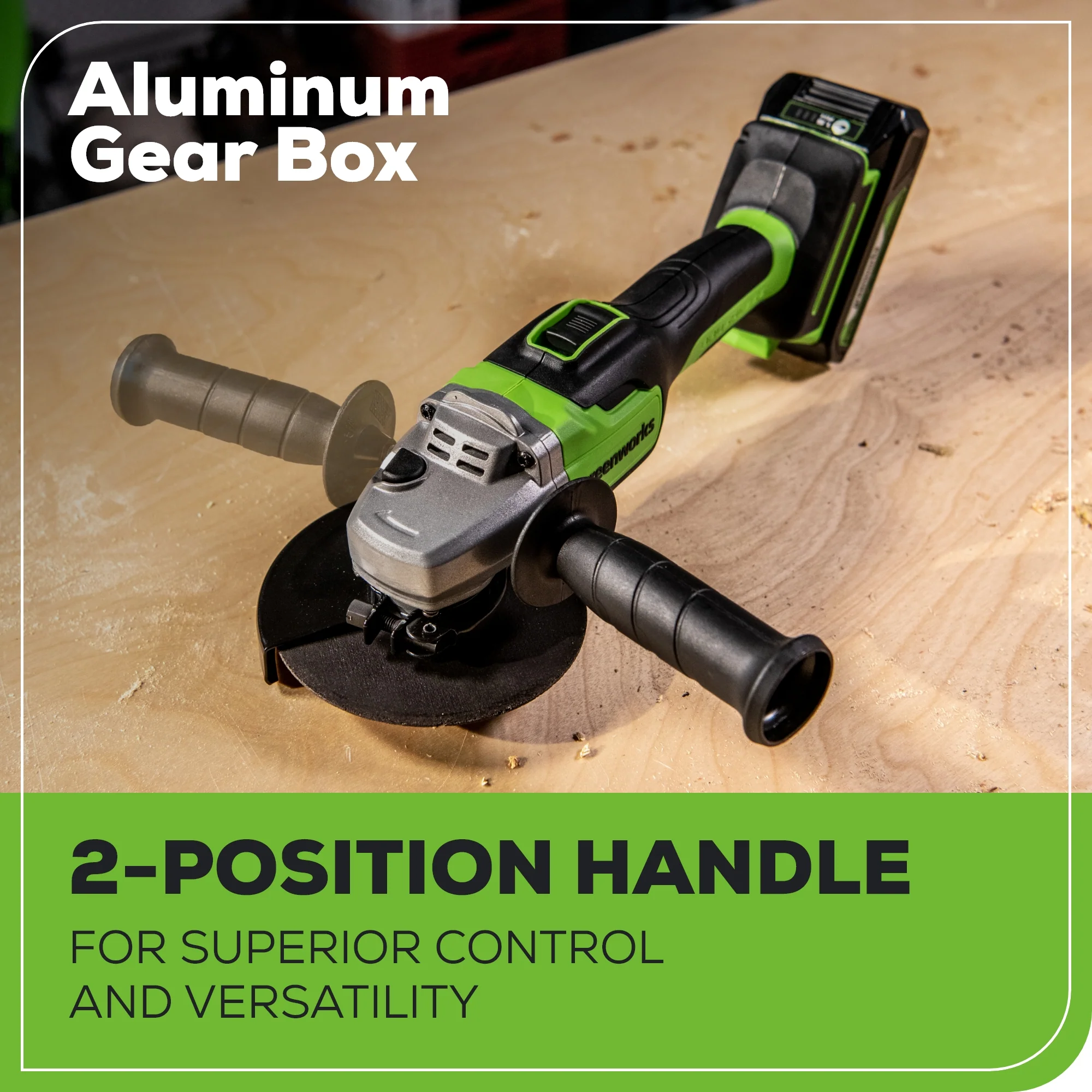 24V 4.5 Cordless Battery Angle Grinder w/ 4.0Ah Battery & Charger