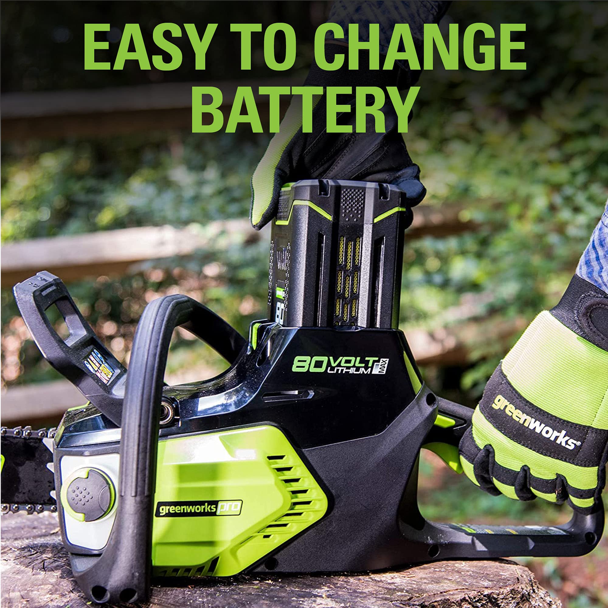 Pro 80V Cordless 16 Brushless Chainsaw w/ 2.0Ah Battery & Charger