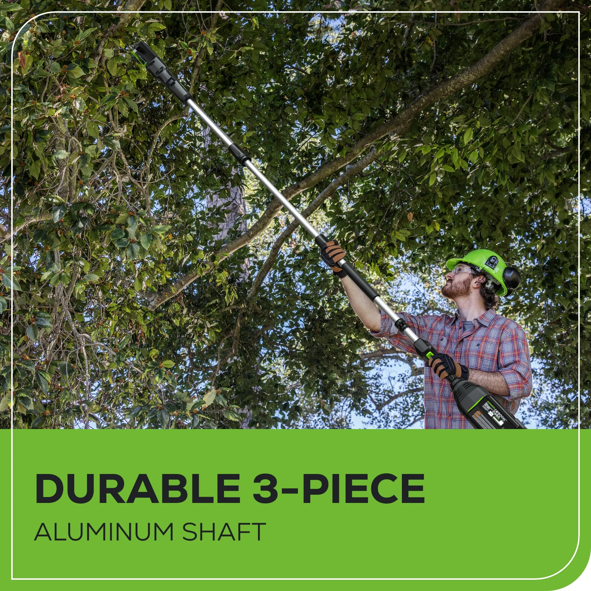 80V Pro 10 Cordless Battery Pole Saw w/ 2.0Ah Battery & Charger