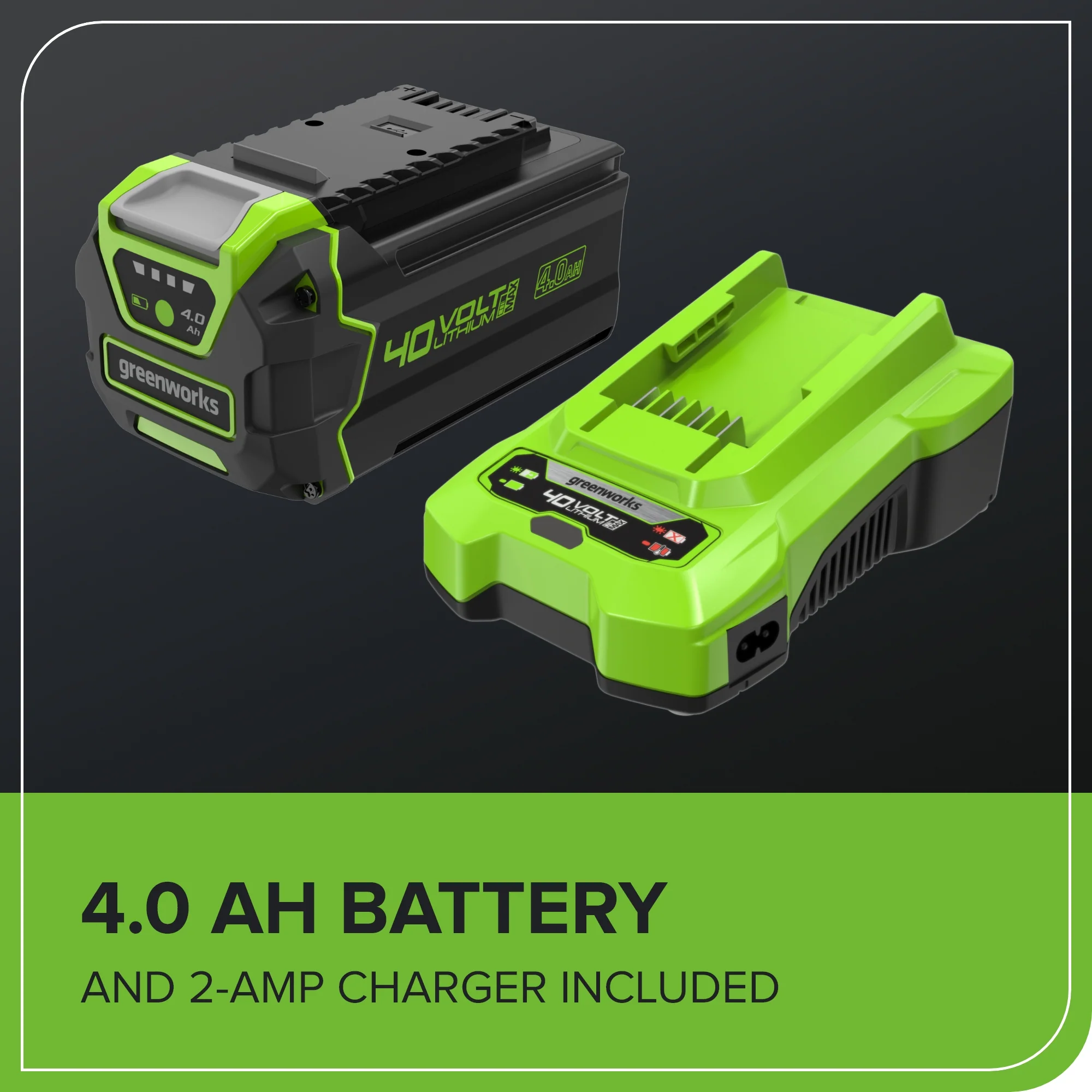 40V 12 Cordless Battery LED Snow Shovel w/ Directional Vanes, 4.0Ah Battery and Charger