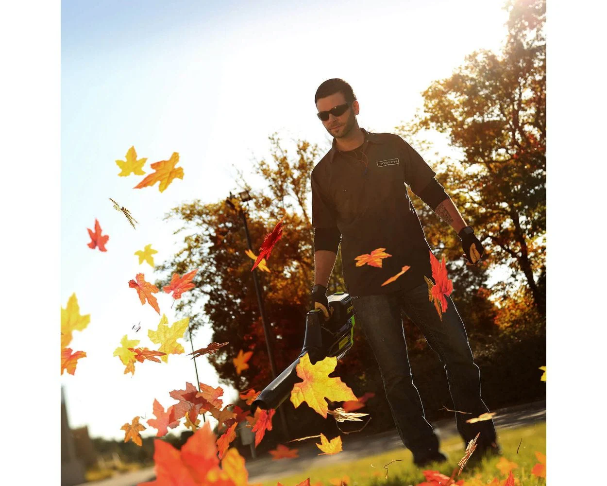 80V 500 CFM Cordless Battery Leaf Blower w/ 2.0Ah Battery & Charger