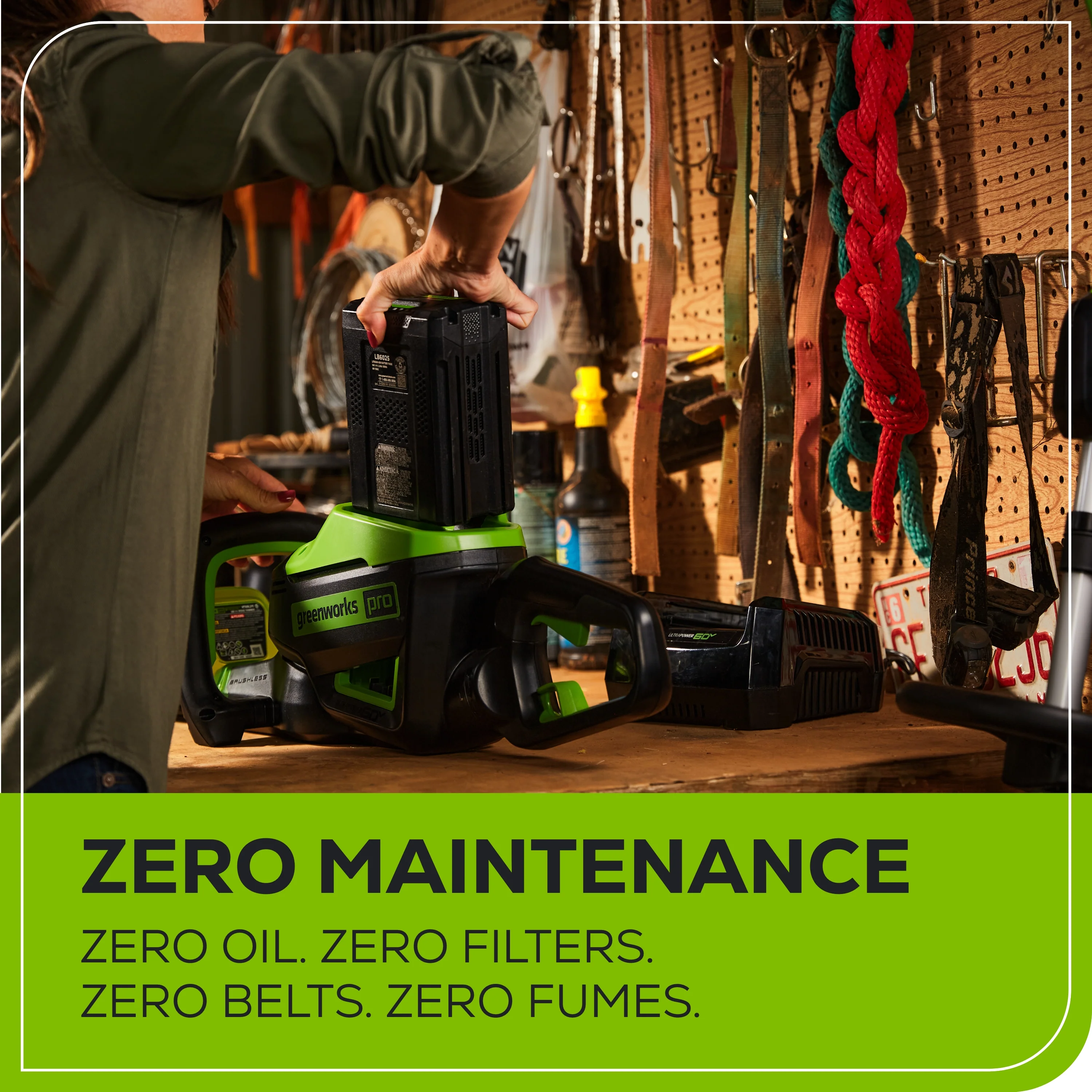 60V 26 Cordless Battery Hedge Trimmer 3200 SPM w/ 2.0Ah Battery & Charger