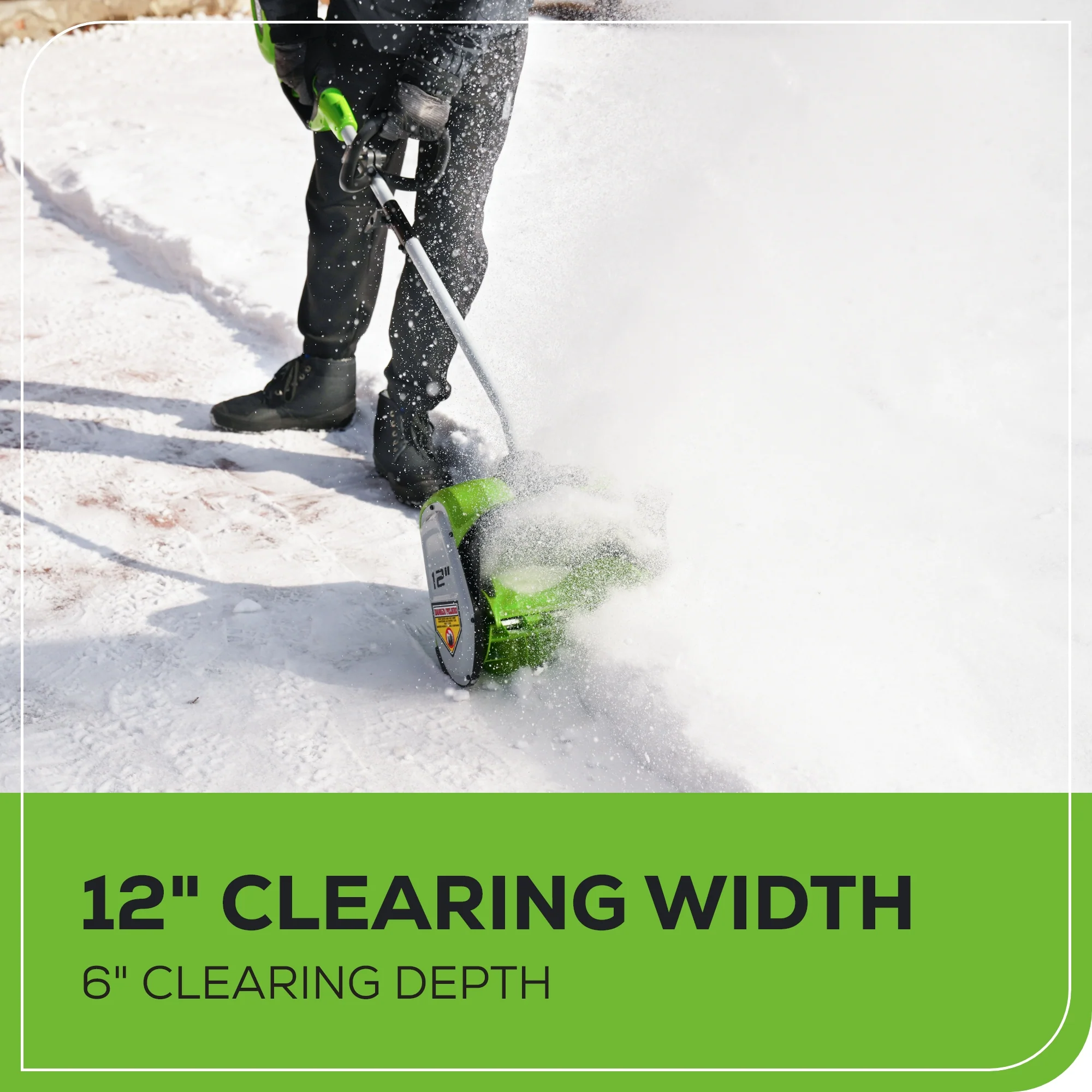 40V 12 Cordless Brushless Snow Shovel (Tool Only)