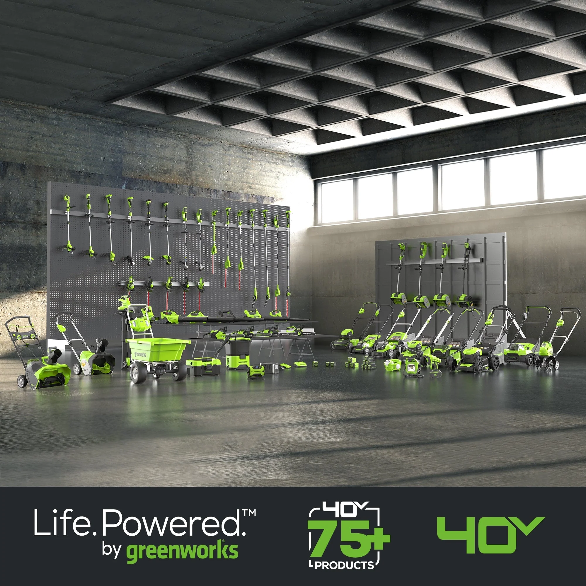 40V 8 Cordless Battery Edger & 12 String Trimmer Combo Kit w 4.0 Ah Battery & Charger