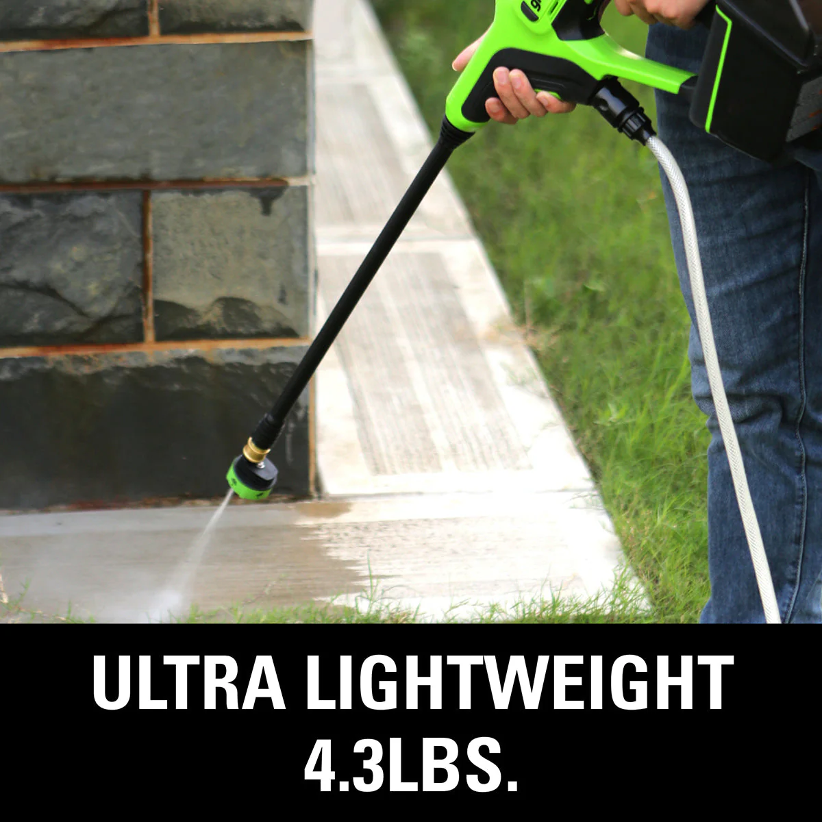 3000 PSI Pressure Washer w/ 24V 600-PSI Cordless Power Cleaner Combo Kit