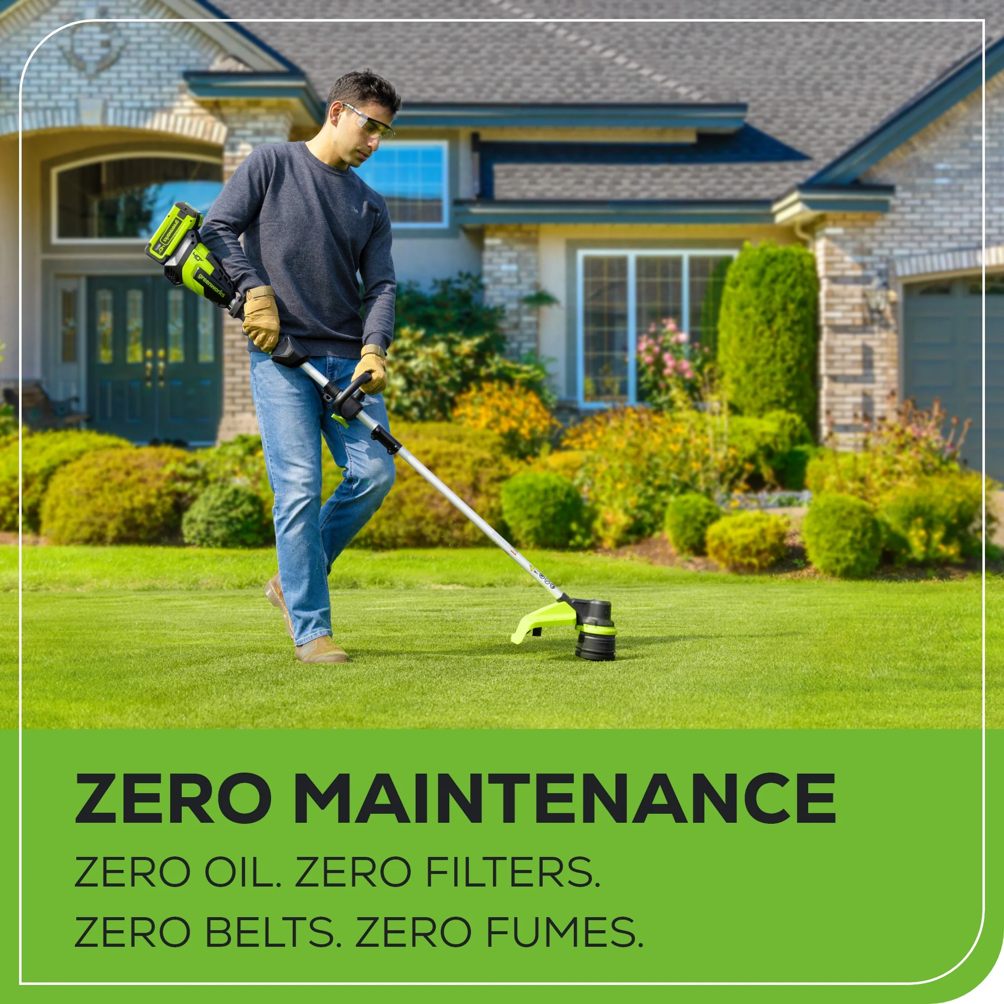 40V 17 Cordless Battery String Trimmer (Tool Only)