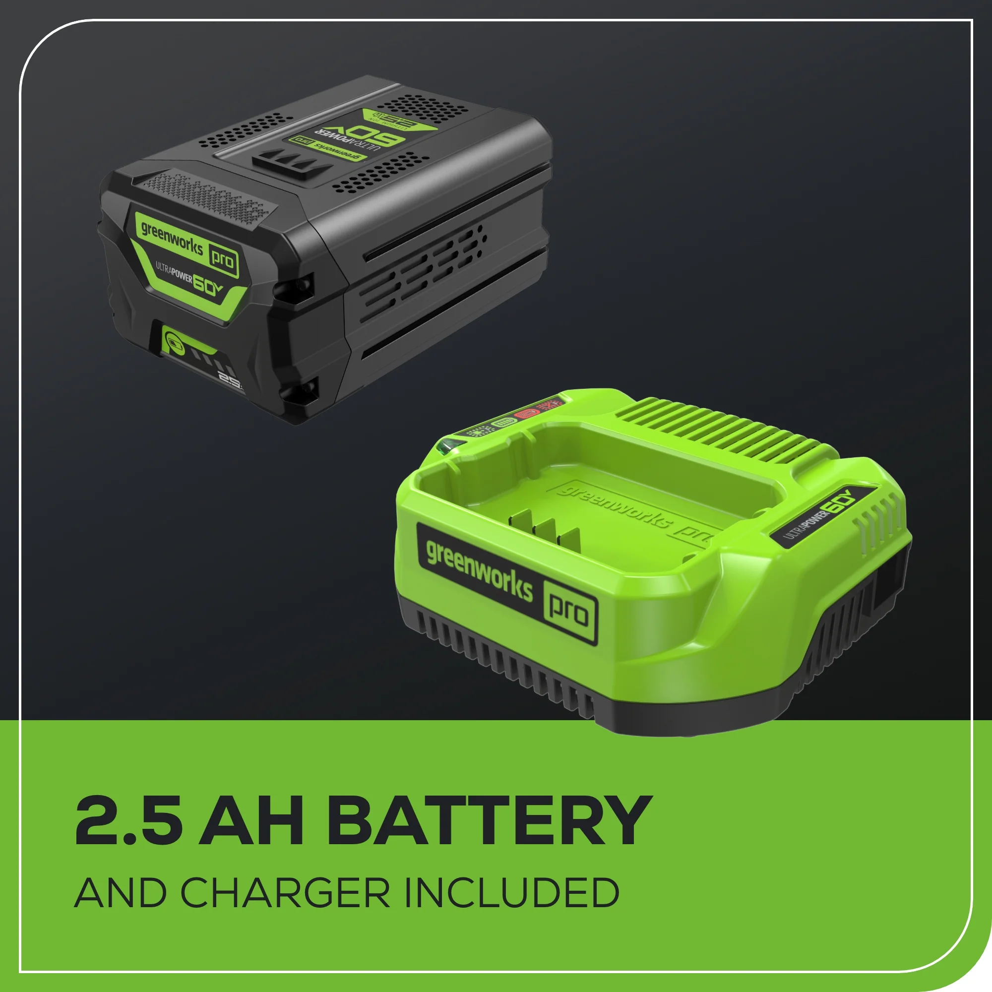 60V 8 Cordless Battery Edger Black Shaft w/ 2.0Ah Battery & Charger