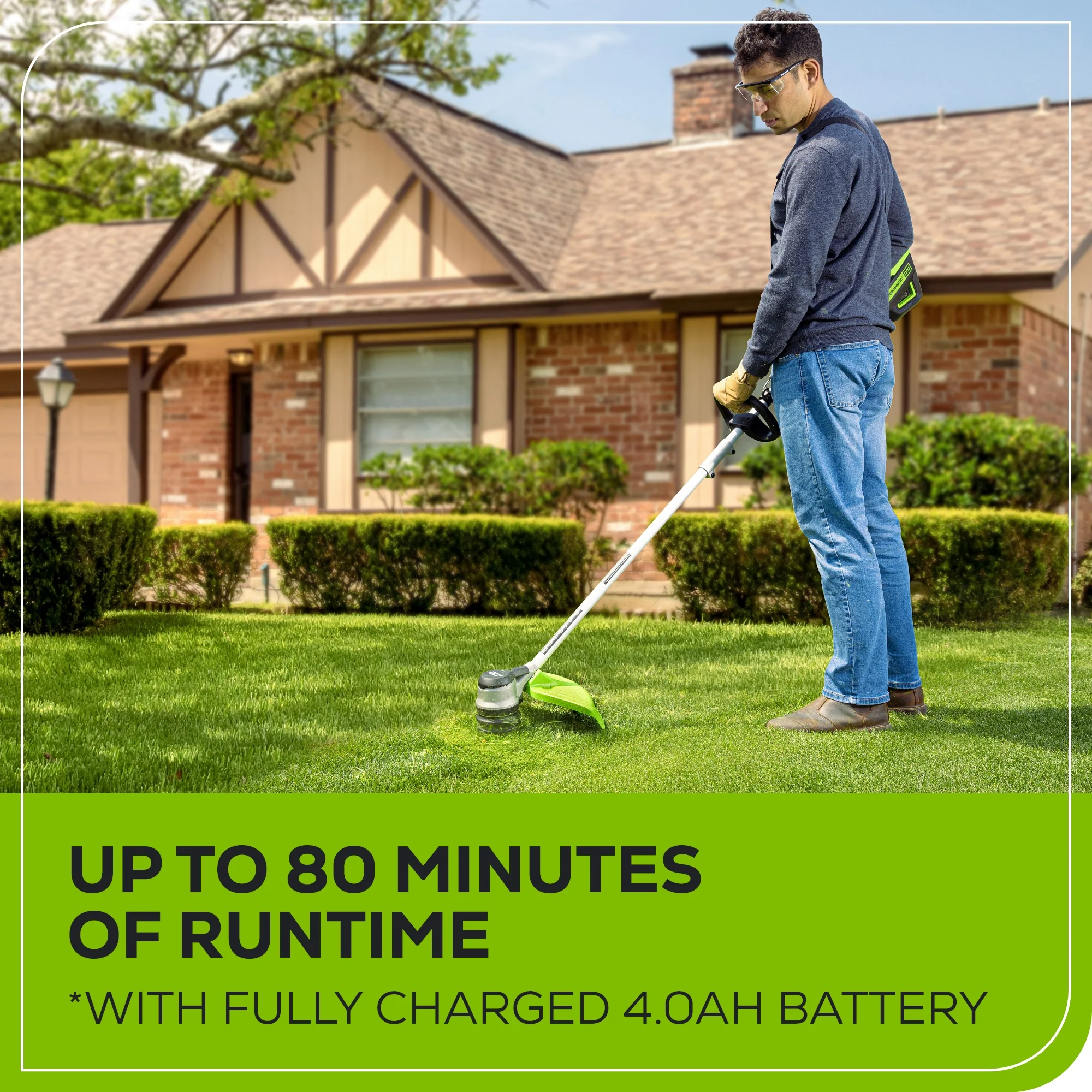 80V 16 GEN 2 Cordless Battery Brushless String Trimmer( .095 line) (Tool Only)