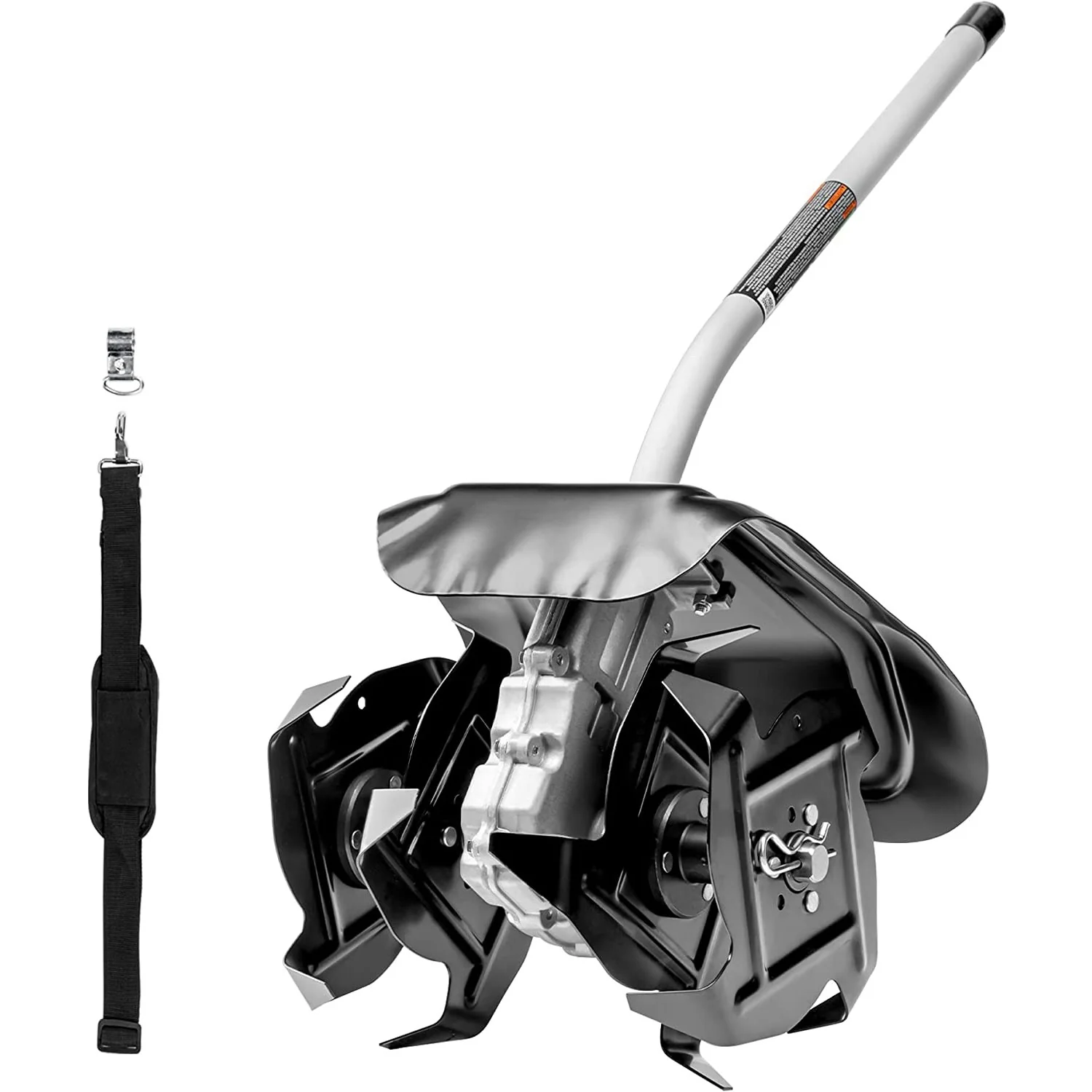 60V 16 Cordless Battery String Trimmer (Attachment Capable) & 5 Pcs Attachments Combo Kit w/ 4.0 Ah Battery & Charger