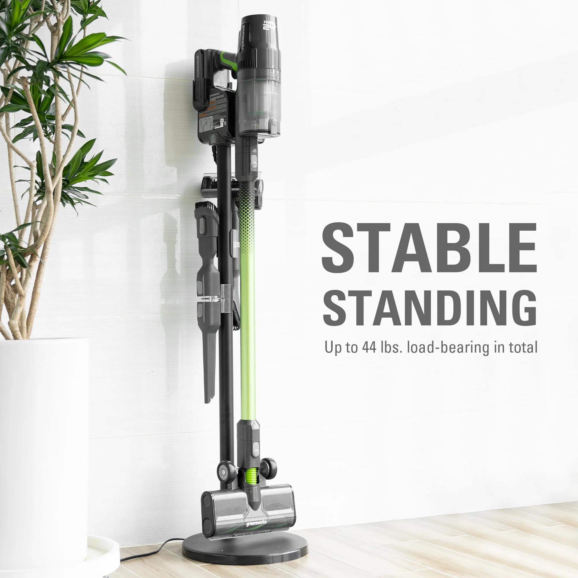 24V Stick Vac Stand - Black