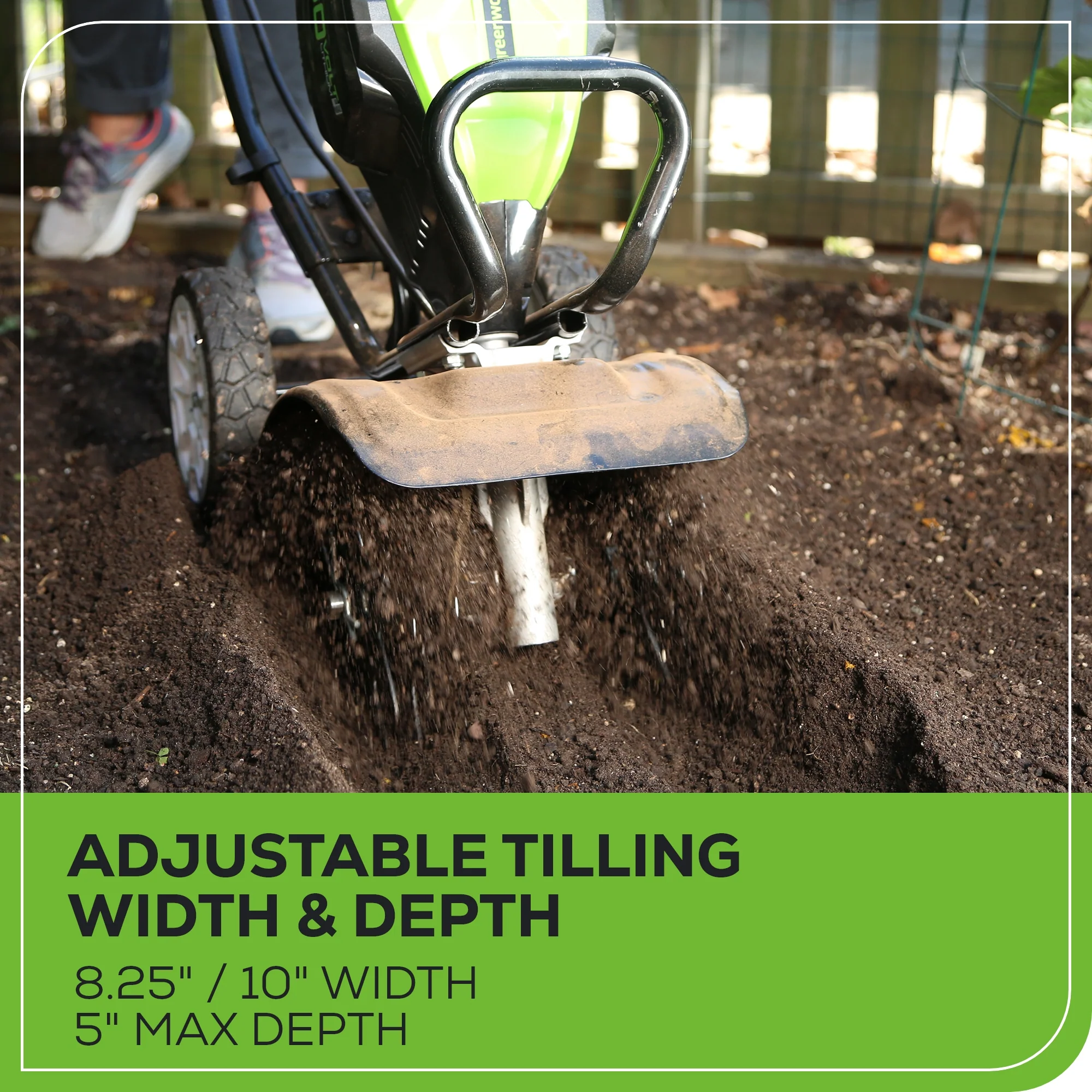 80V 10 Cordless Battery Cultivator / Tiller (Tool Only)