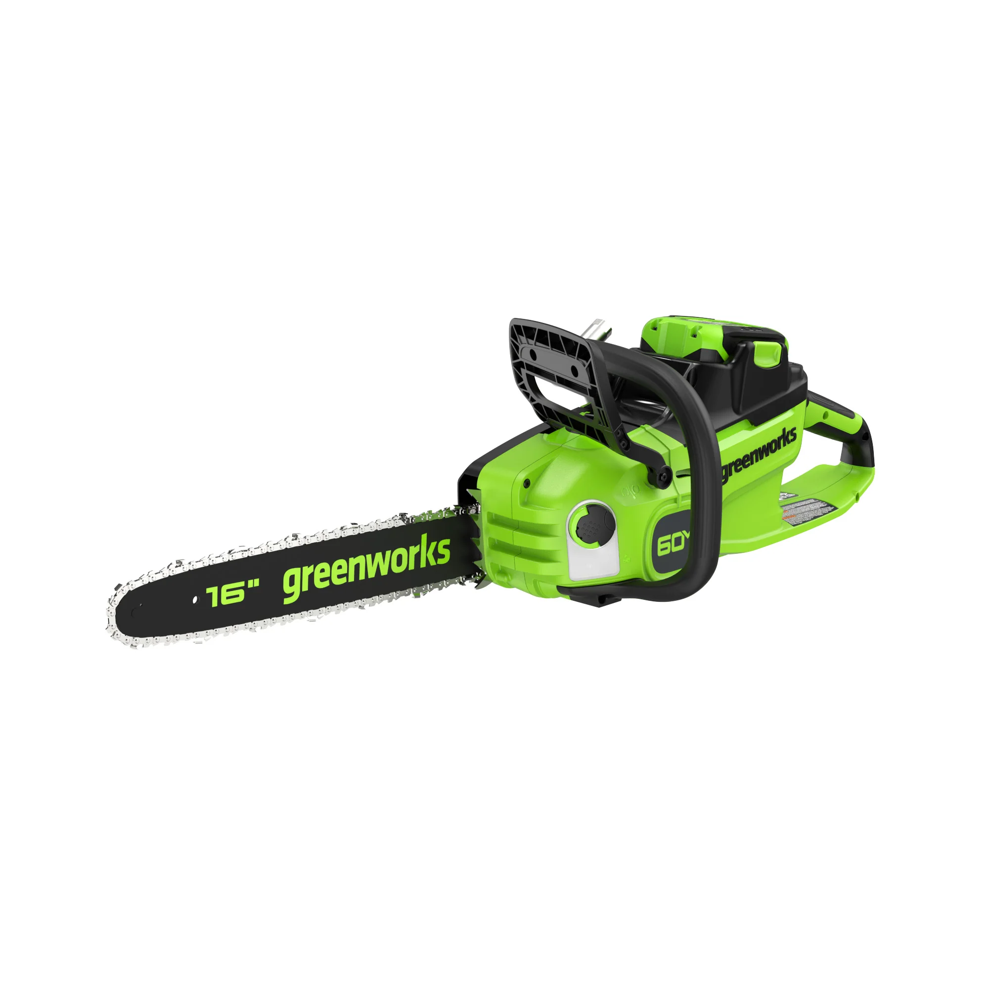 60V 16 1.5KW Cordless Battery Chainsaw w/ 2.5Ah Battery and 3A Charger