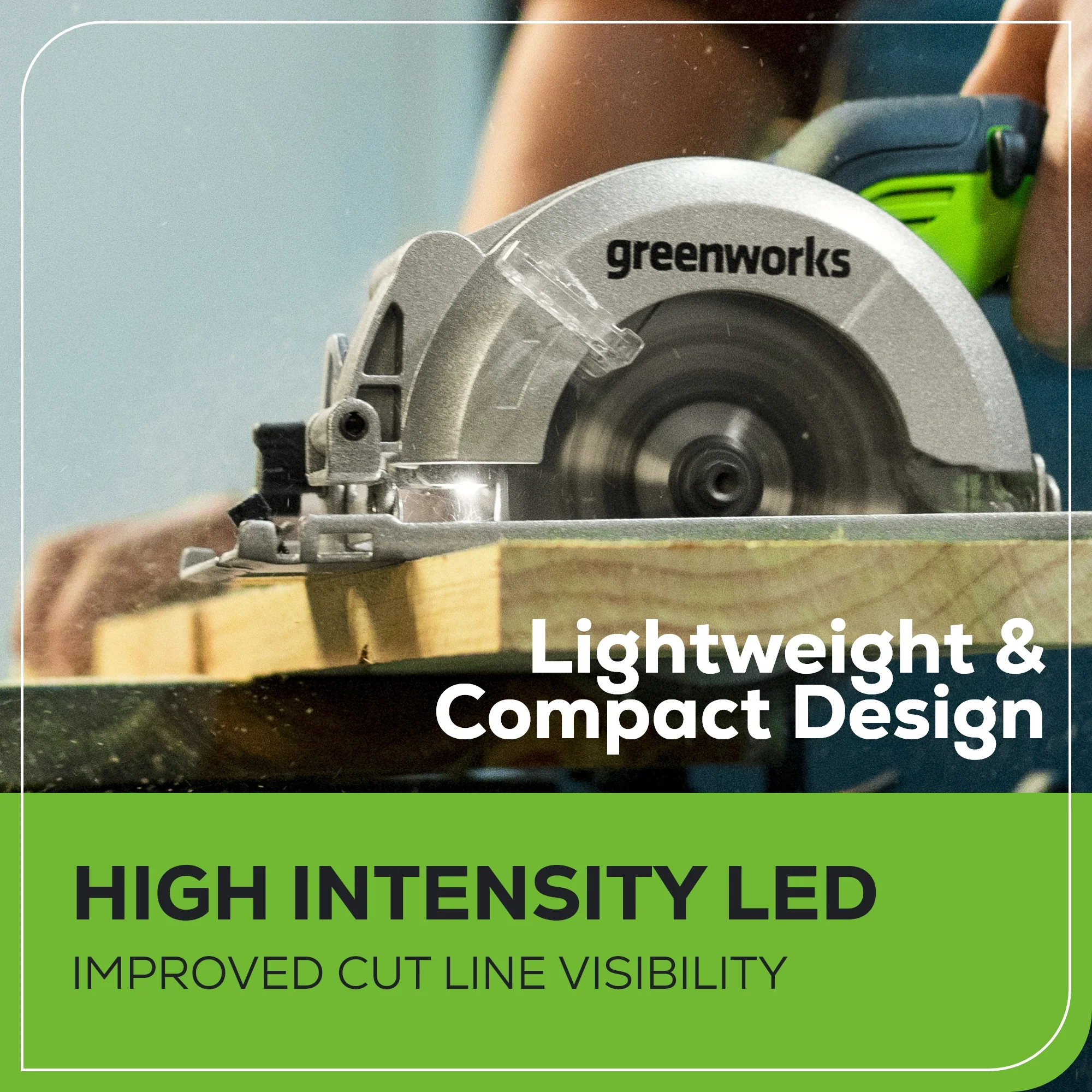 24V 4.5 Cordless Battery Mini Circular Saw (Tool Only)