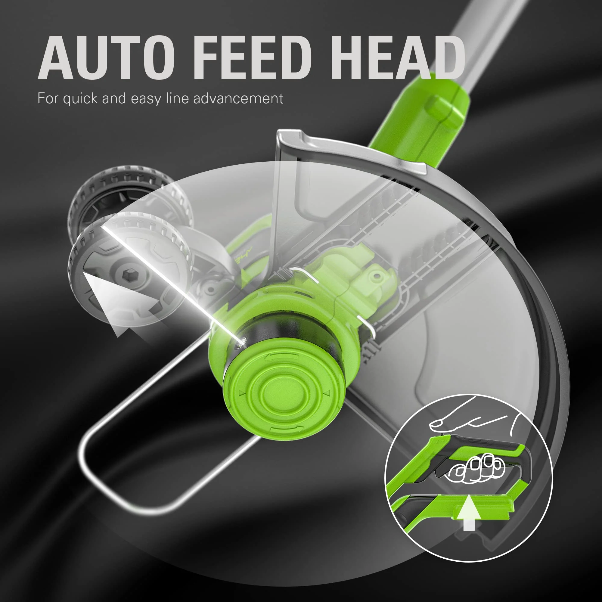 24V 13 Brushless String Trimmer&Edger  w/ 4.0Ah Battery & Charger