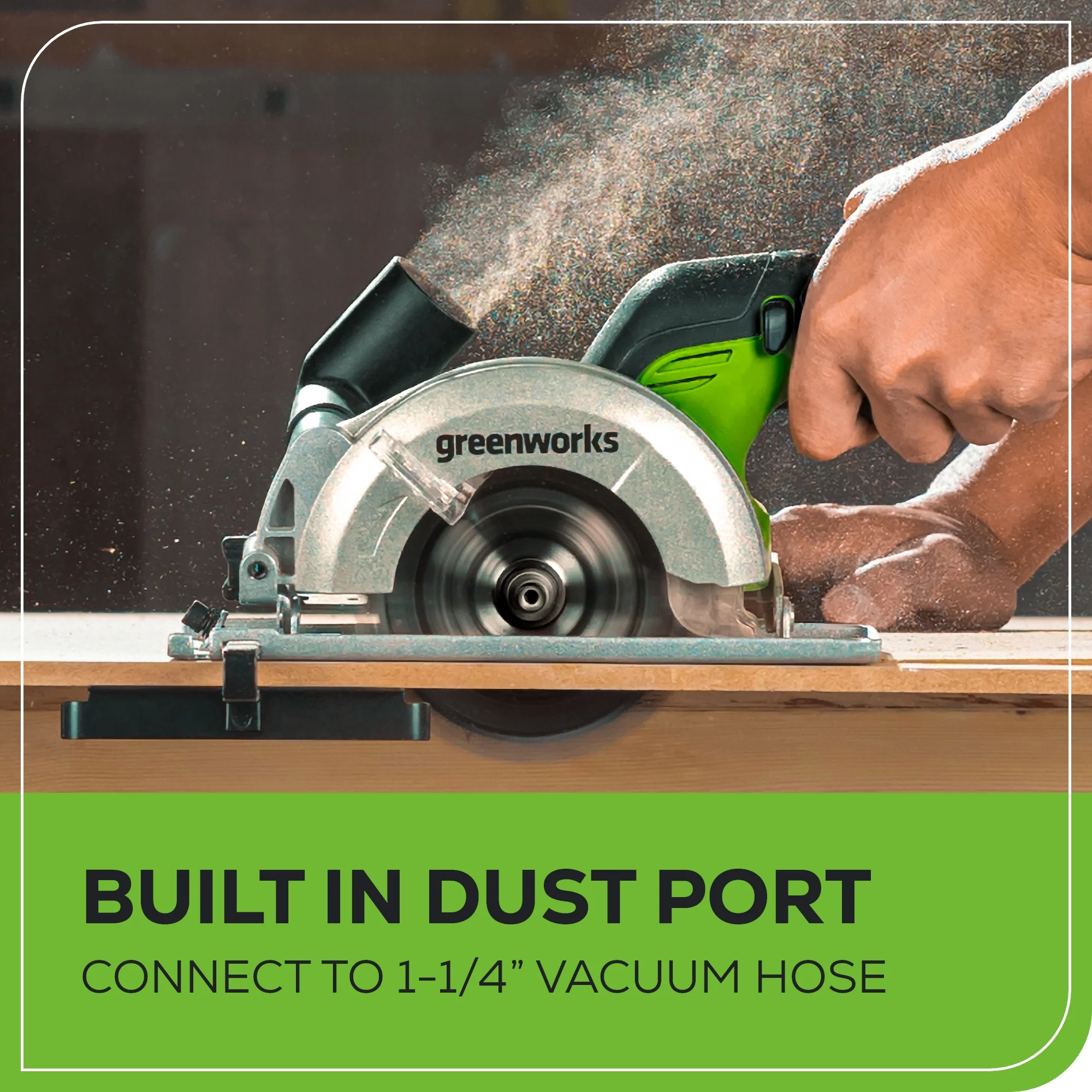 24V 4.5 Cordless Battery Mini Circular Saw (Tool Only)