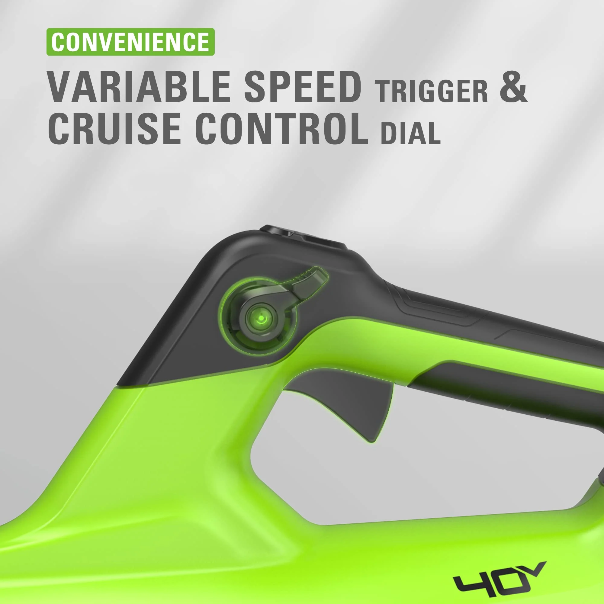 40V Gen 2.5 700 CFM Cordless Battery Brushless Leaf Blower w/ 8.0Ah Battery & Charger