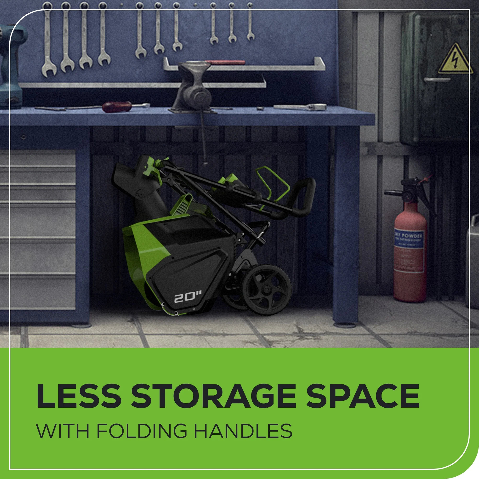 40V 20 Cordless Battery Single-Stage Snow Blower (Tool Only)