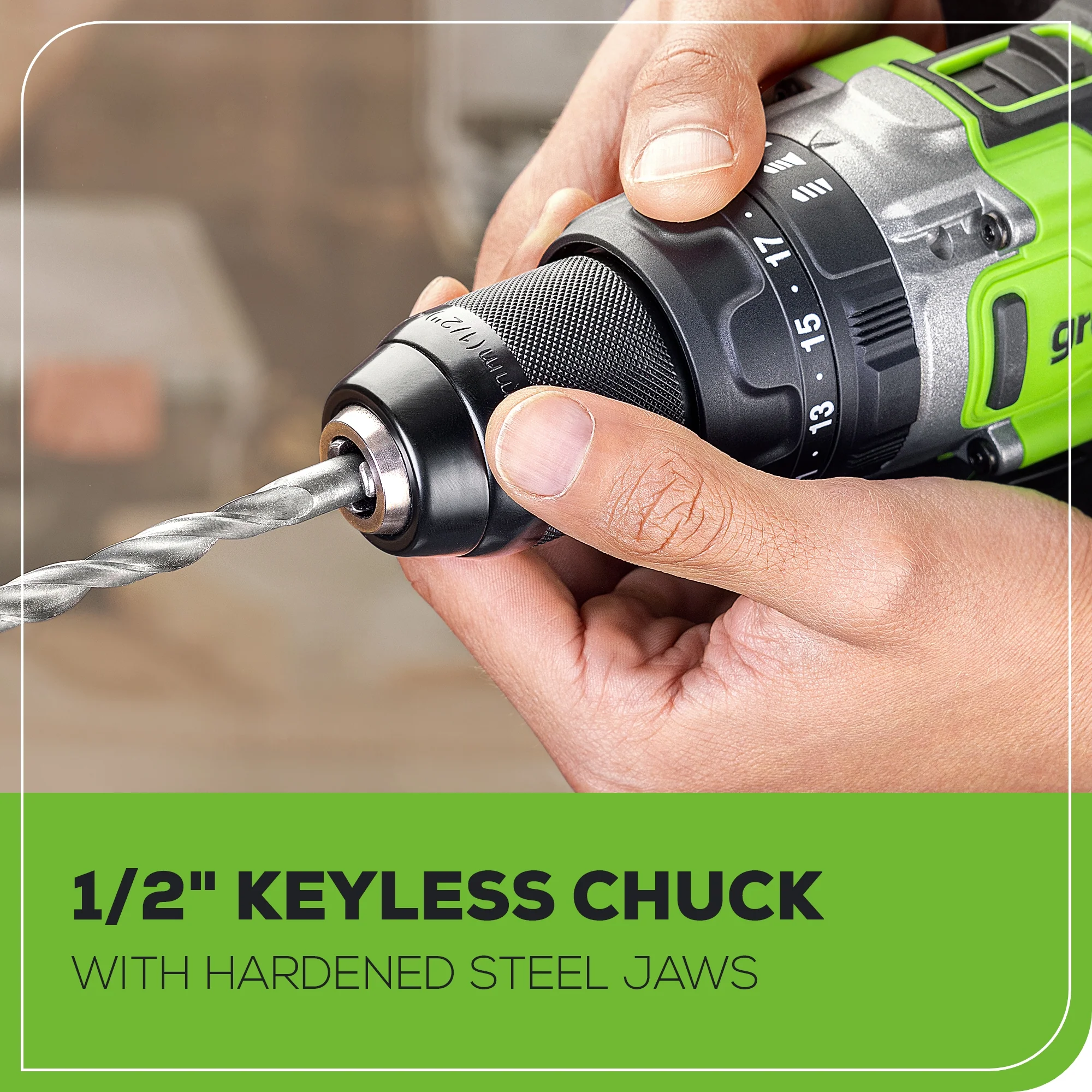 24V 1/2 1240 in/lbs Hammer Drill (Tool Only)