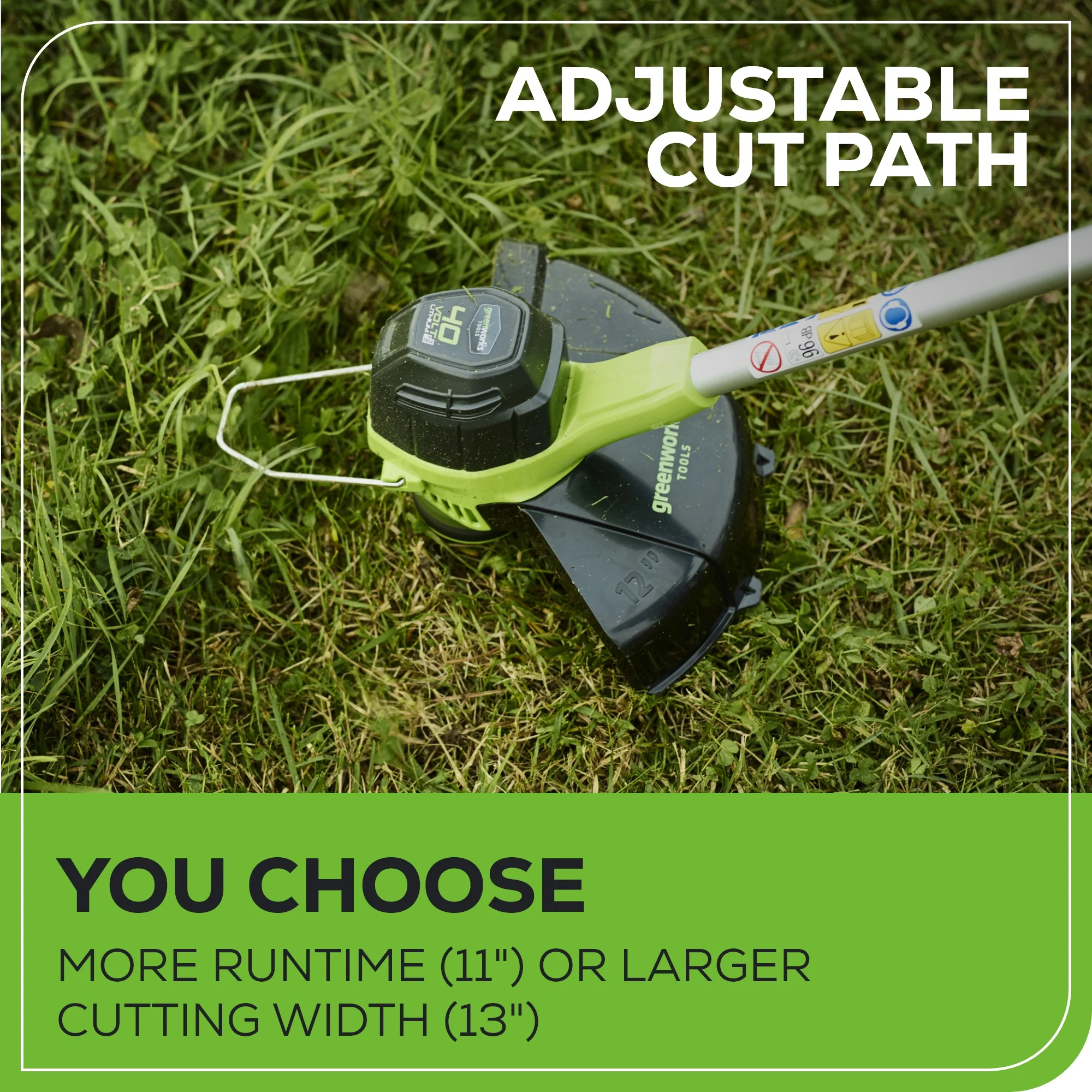 40V 12 Cordless Battery String Trimmer w/ 2.0 Ah Battery & Charger