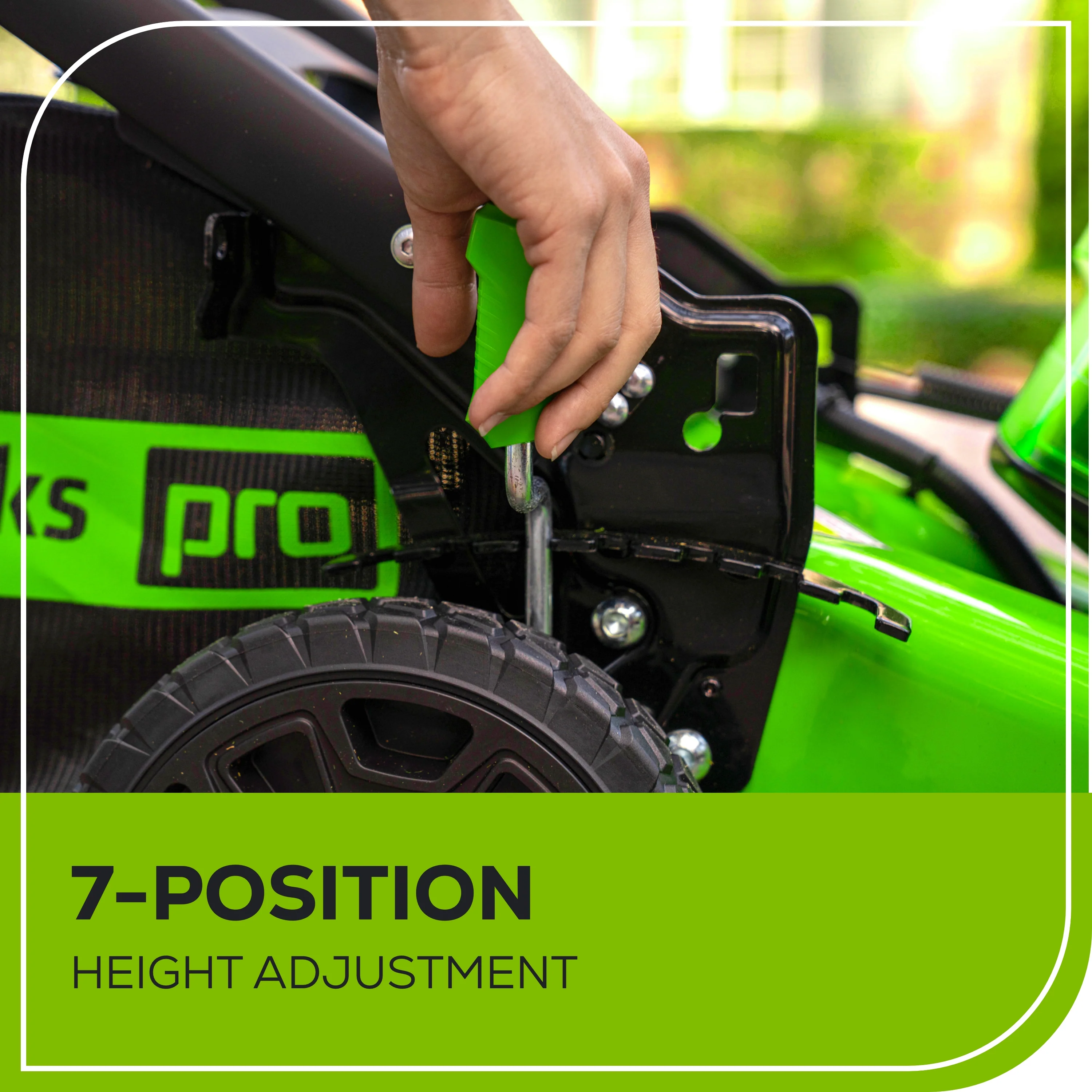 RENEWED 80V 21 Cordless Battery 4-in-1 Self-Propelled Lawn Mower w/ 4.0Ah, 2.0Ah Battery & Rapid Charger