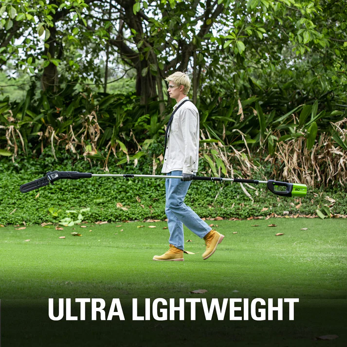 80V 18 Cordless Battery Chainsaw & 10 Pole Saw Combo Kit w/ 4.0 Ah Battery & Rapid Charger