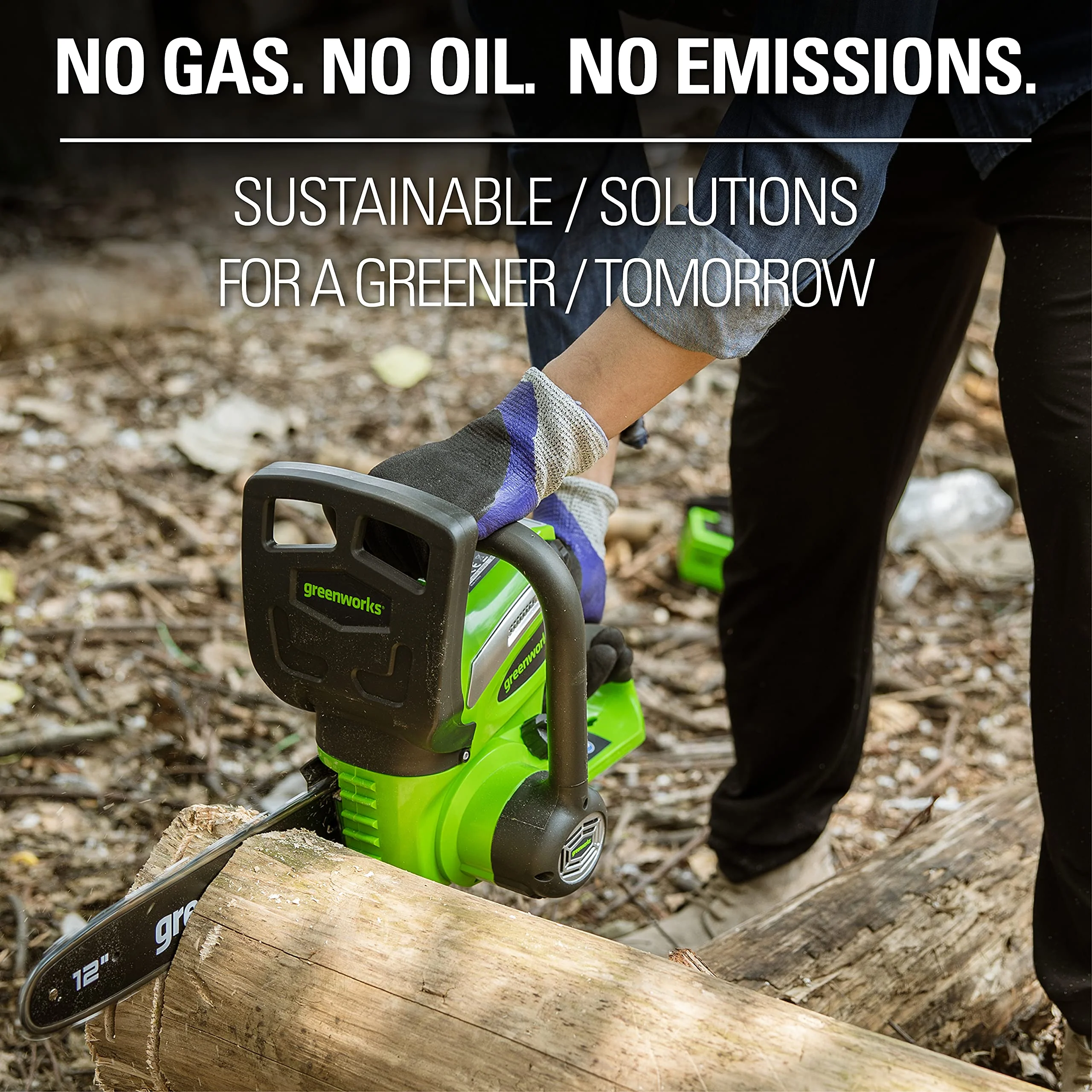 40V 12 Cordless Battery Chainsaw w/ 2.0 Ah Battery & Charger