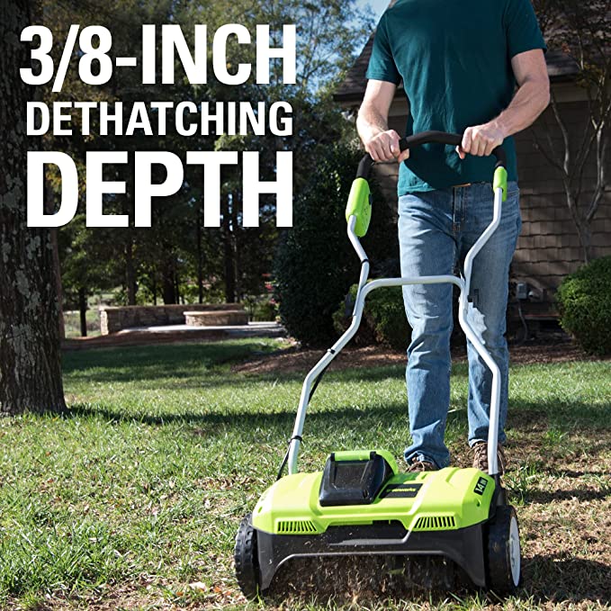 40V 14 Cordless Dethatcher w/ 4.0Ah Battery & Charger