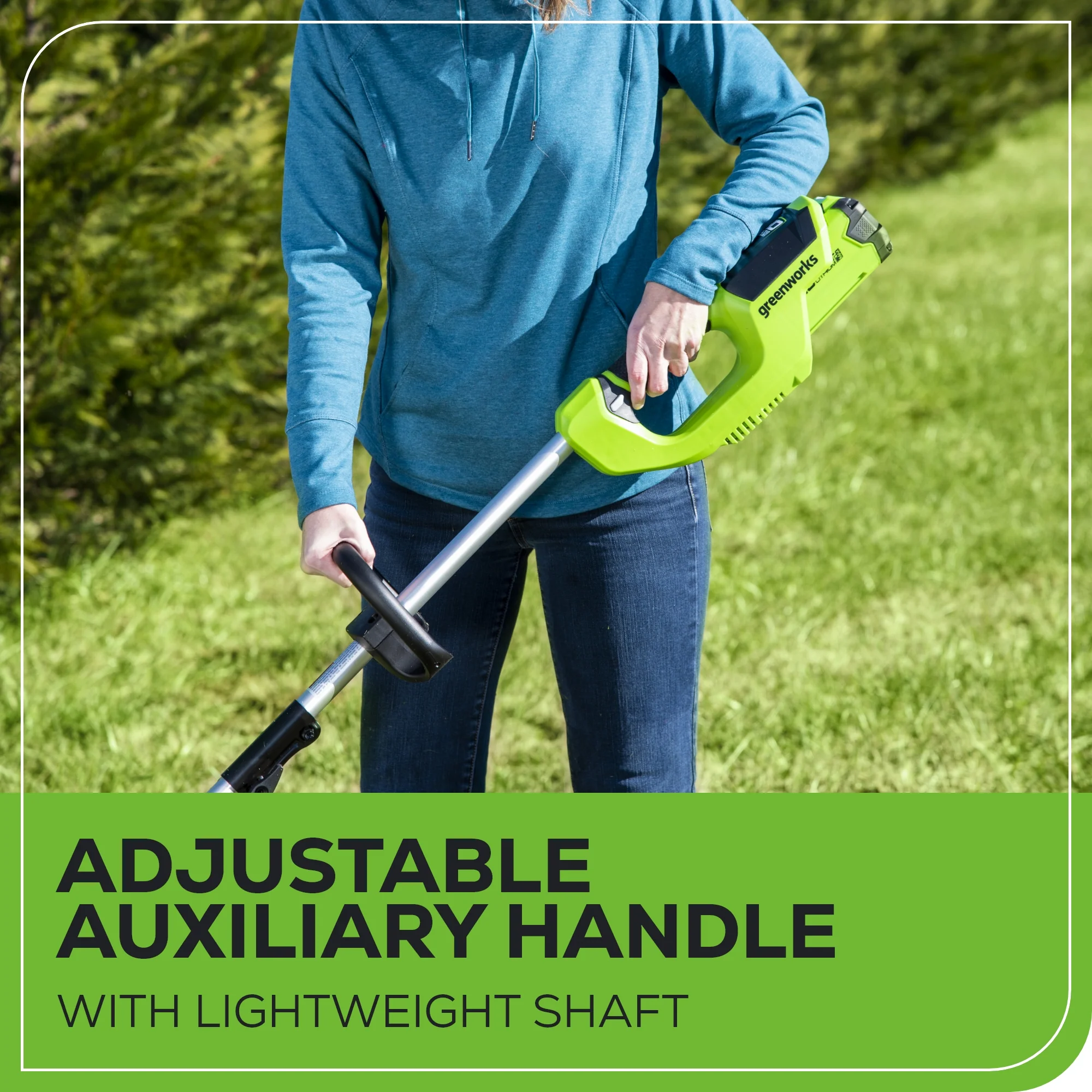 40V 15 Cordless Battery String Trimmer/Blower Combo Kit w/ 2.5Ah Battery & Charger