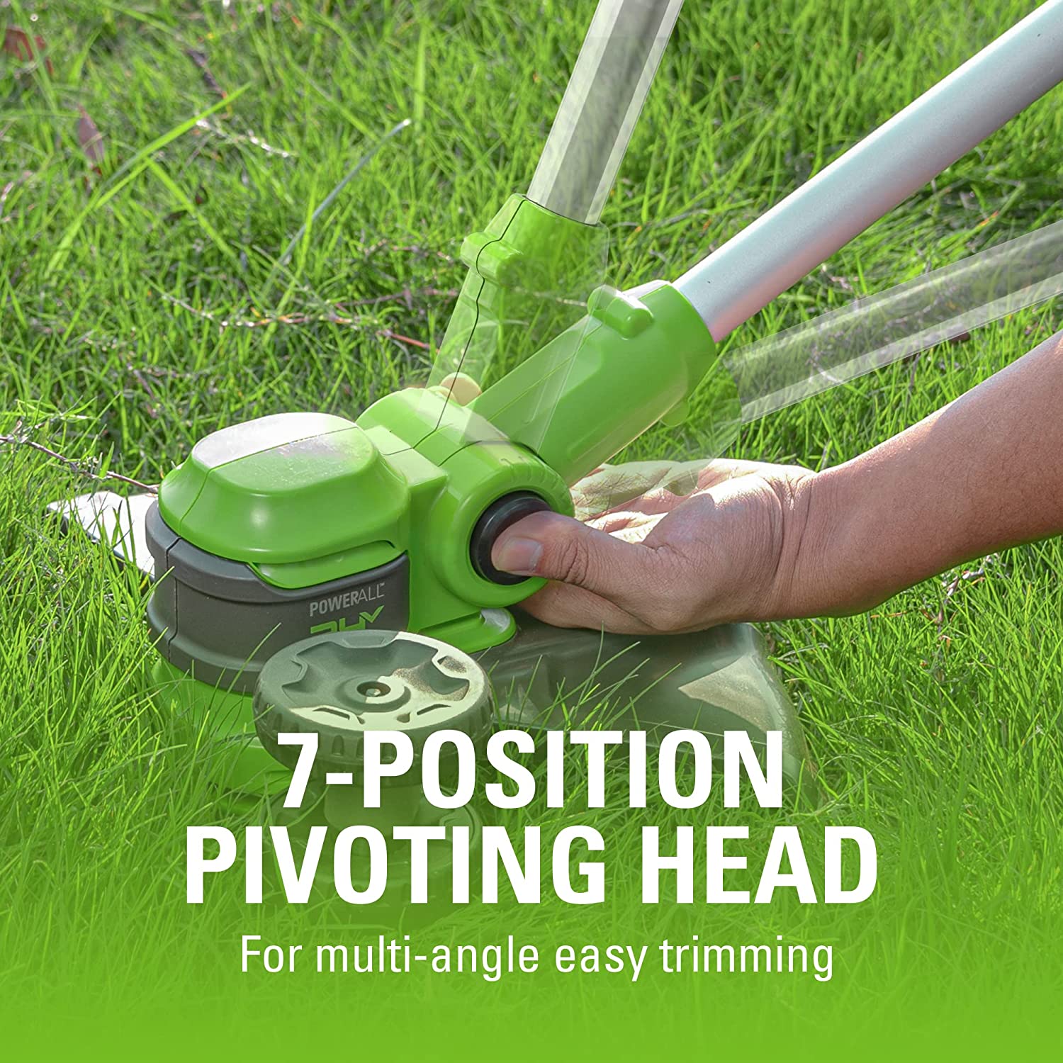 24V 13 Brushless String Trimmer&Edger  w/ 4.0Ah Battery & Charger