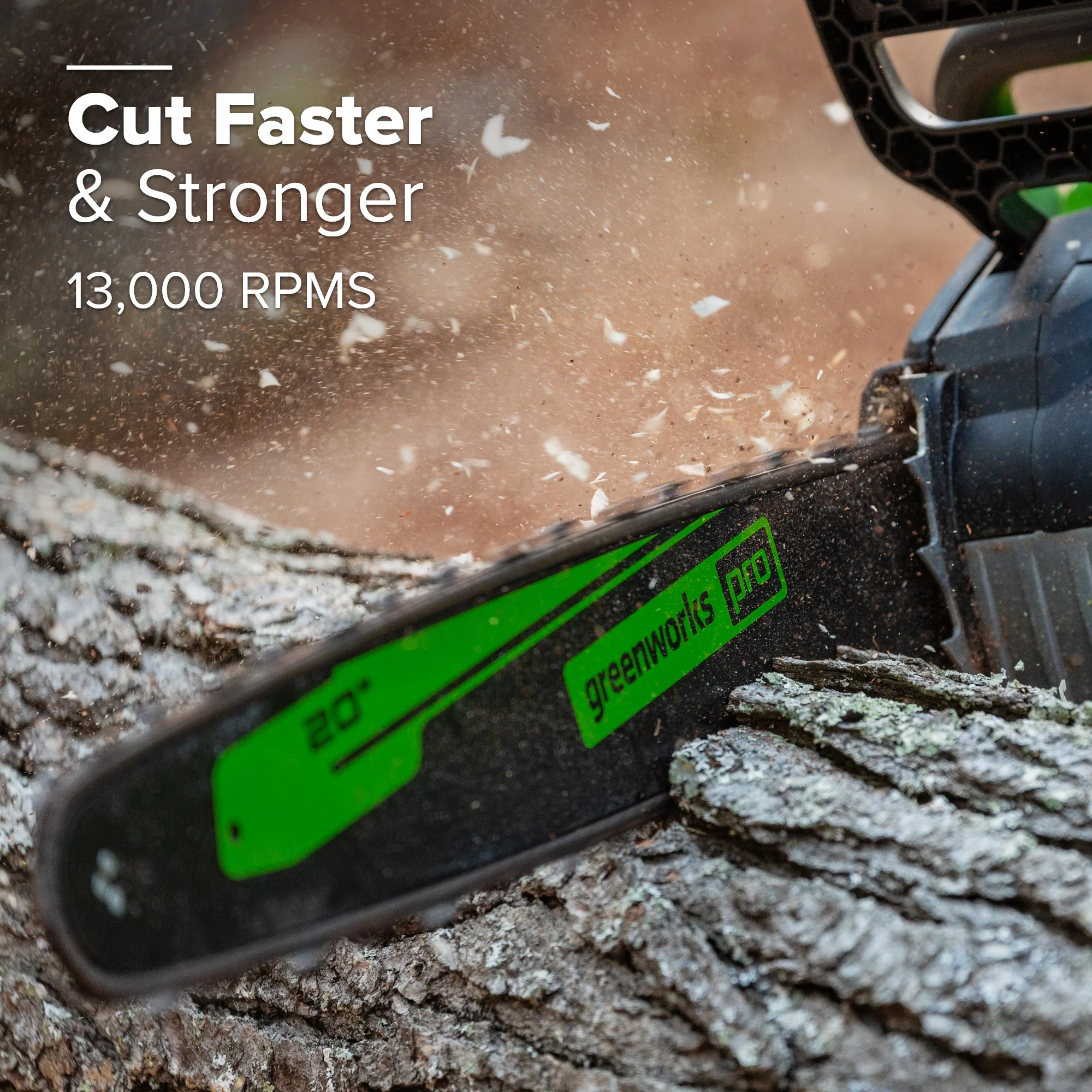 80V 20 Cordless Battery Chainsaw w/ 4.0Ah Battery & Charger