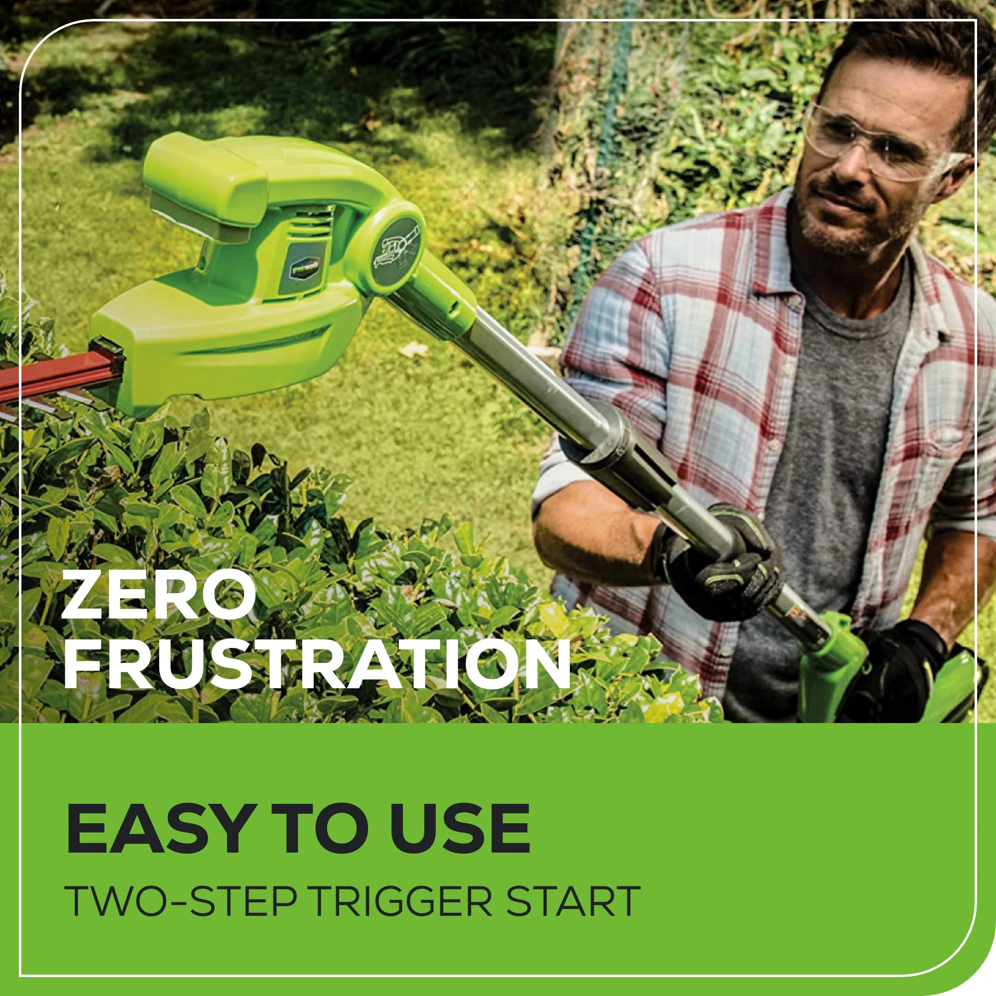 40V Cordless 8 Pole Saw with Hedge Trimmer Attachment Combo Kit (Tool Only)