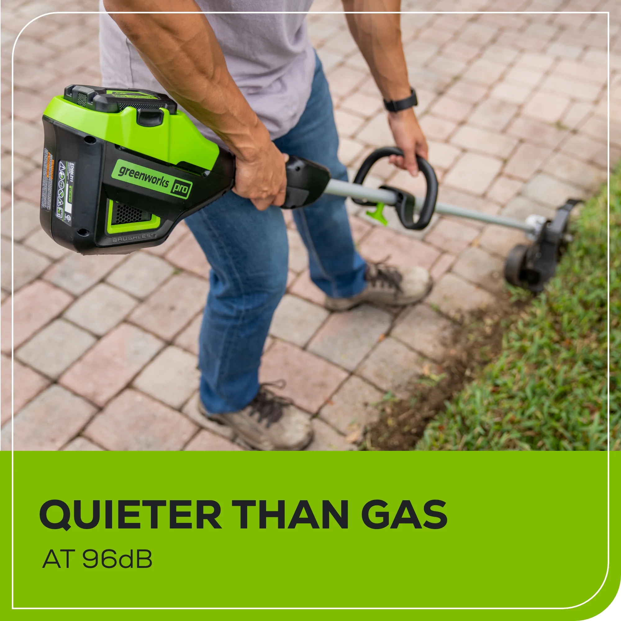 60V 8 Cordless Battery Edger w/ 2.0Ah Battery & Charger