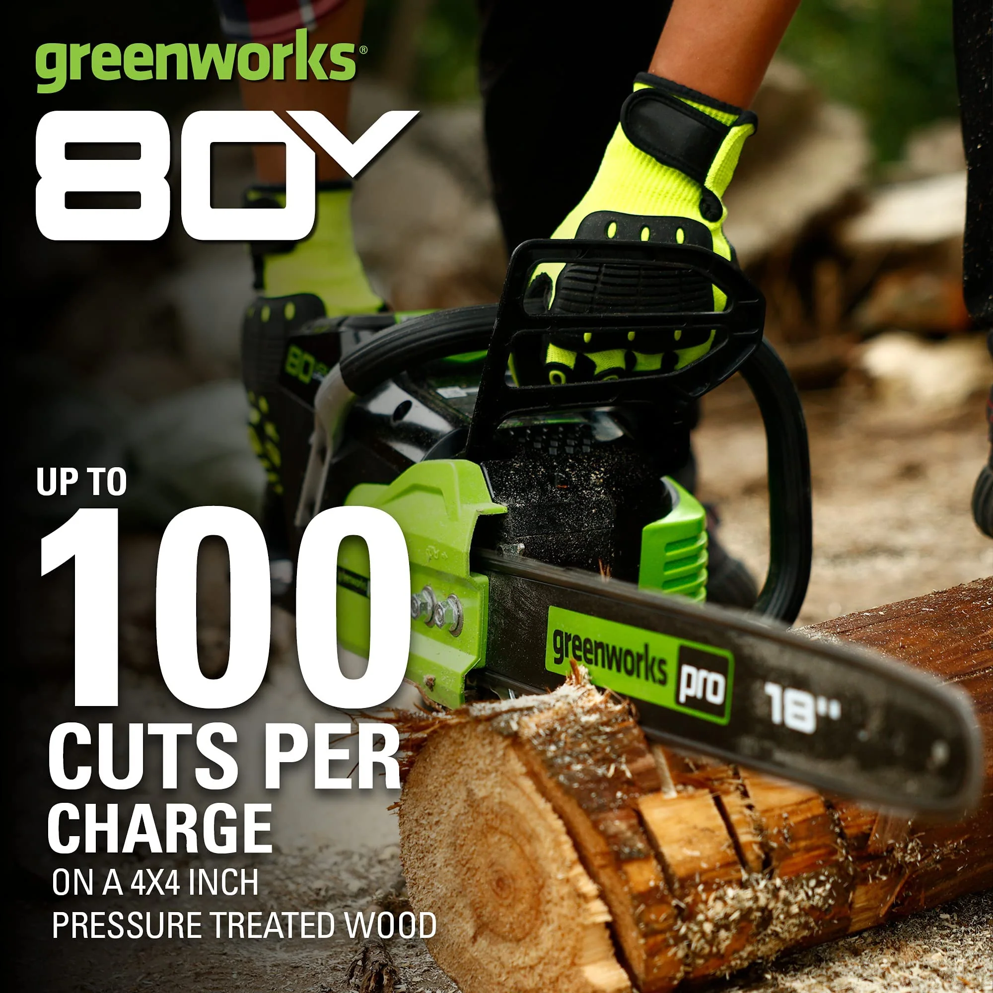 Pro 80V 18 Brushless Chainsaw (Tool Only)