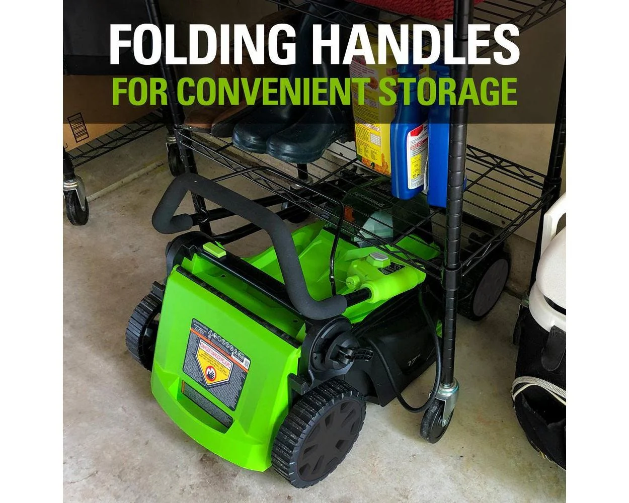 48V (2x24V) 17 Cordless Battery Push Mower & FREE Drill/Driver Combo Kit w/ (2) 4.0 Ah USB Batteries & Dual Port Charger